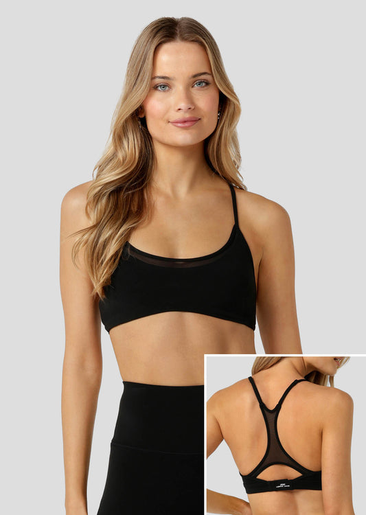 Lorna Jane Speed Up Adjustable Sports Bra - Black