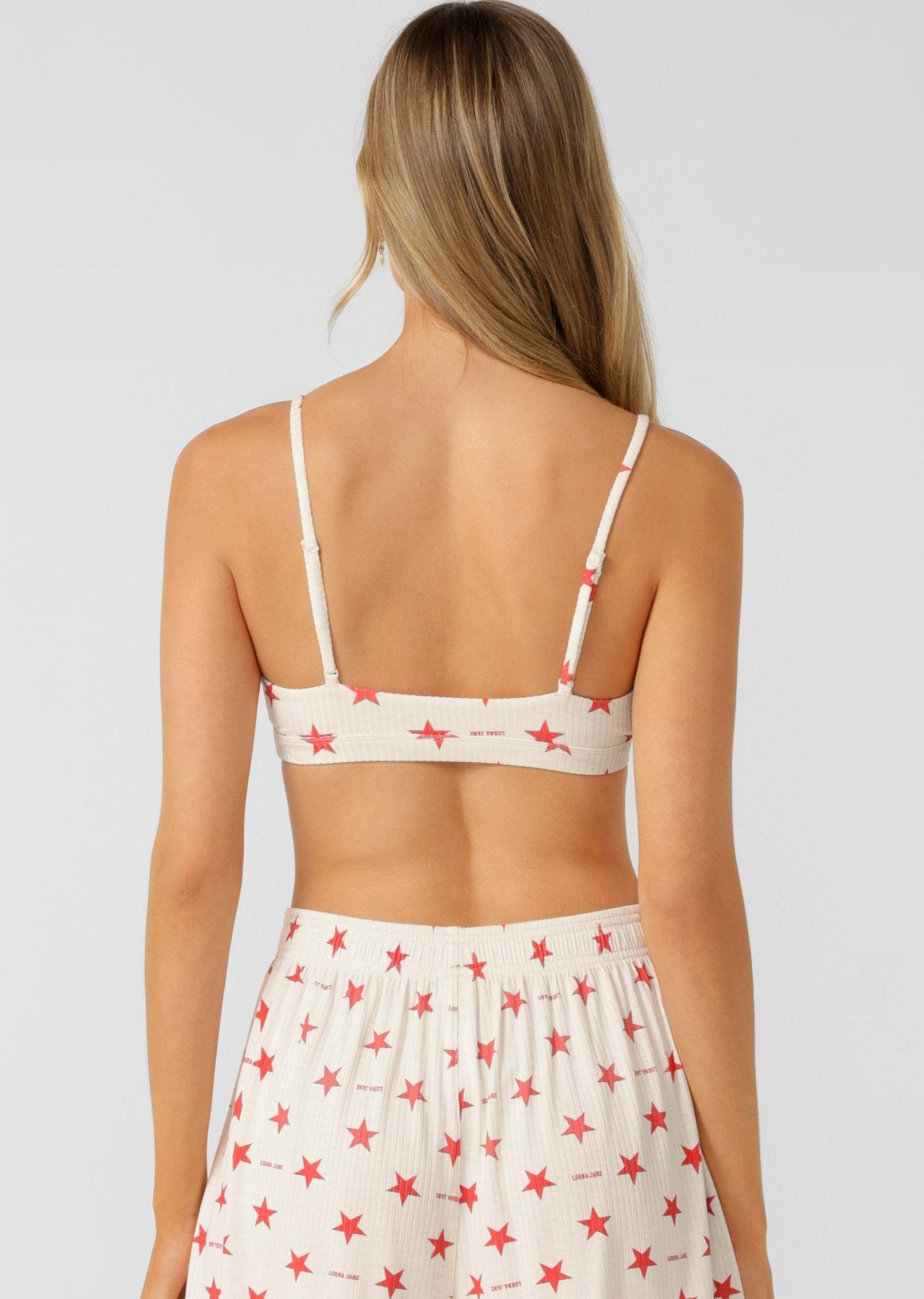 Lorna Jane Starstruck Rib Bralette - Starstruck Print
