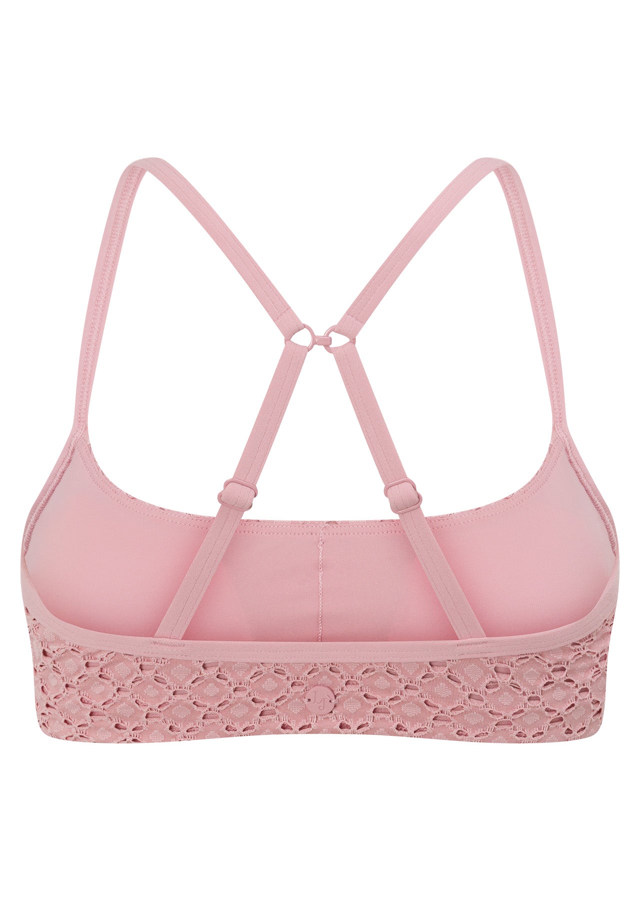 Lorna Jane Keepsake Broderie Sports Bra - Dusty Rose