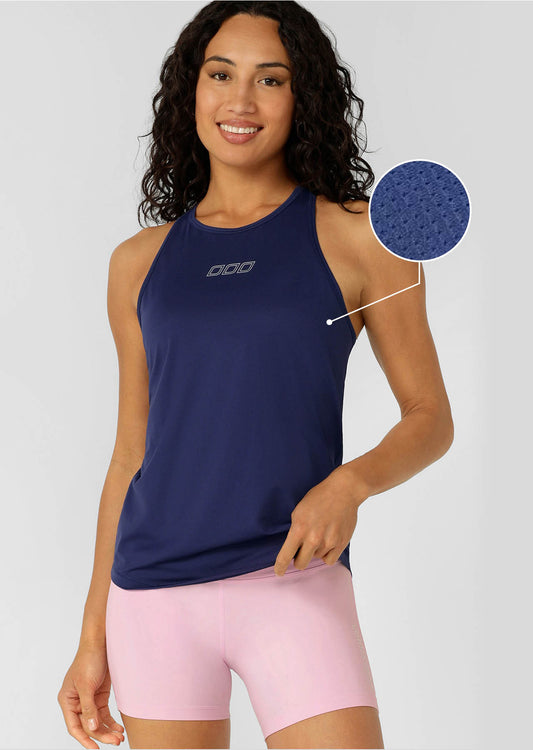 Lorna Jane Train Hard Active Tank - Marine Blue