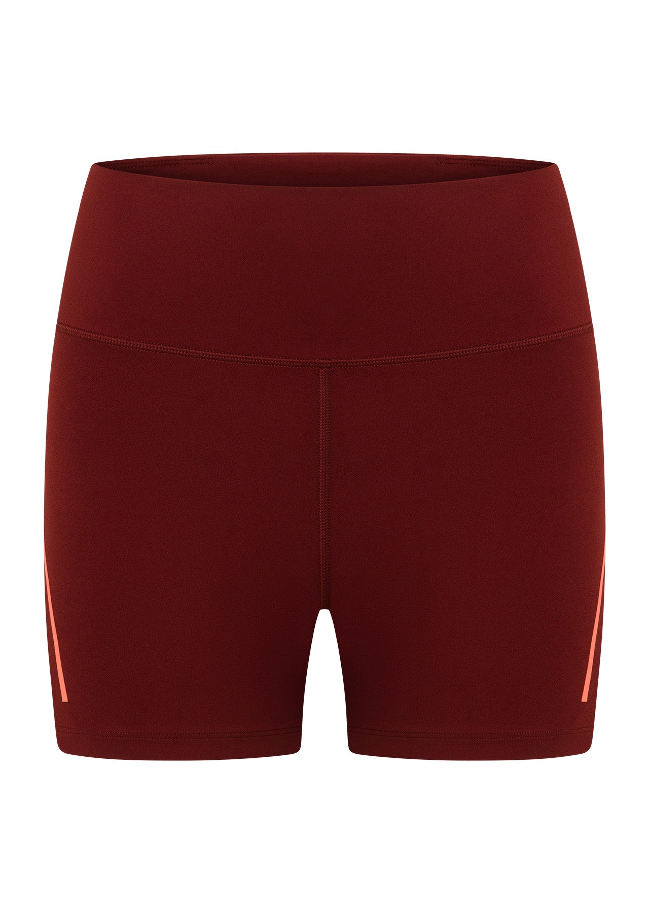 Lorna Jane Train Hard 12cm Bike Shorts - Dark Ruby