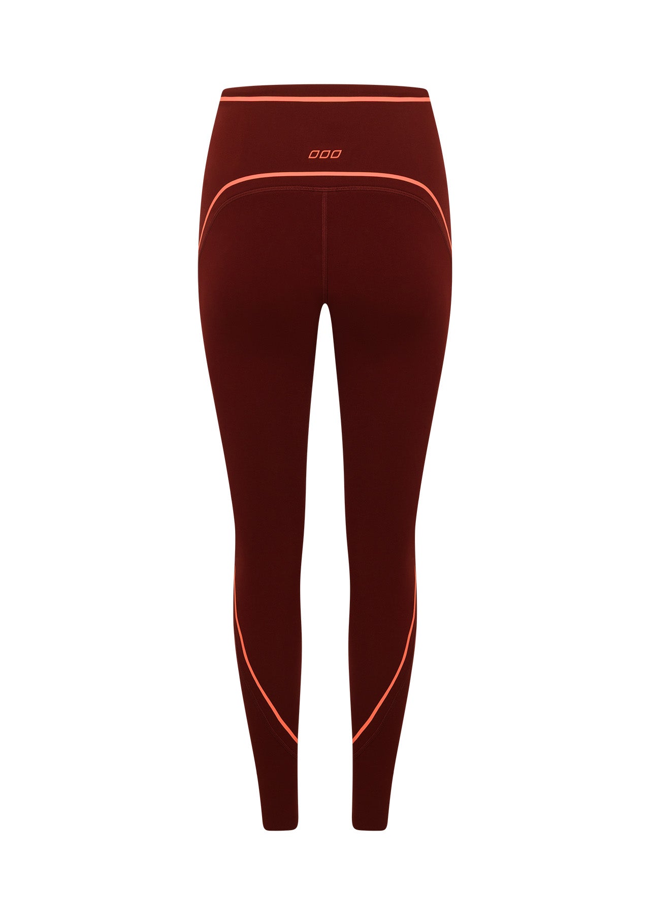 Lorna Jane Fast Pace Ankle Biter Leggings - Dark Ruby