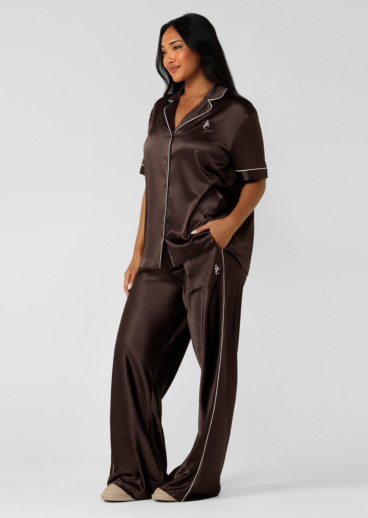 Lorna Jane Sweet Dreams Satin Pants - Volcano