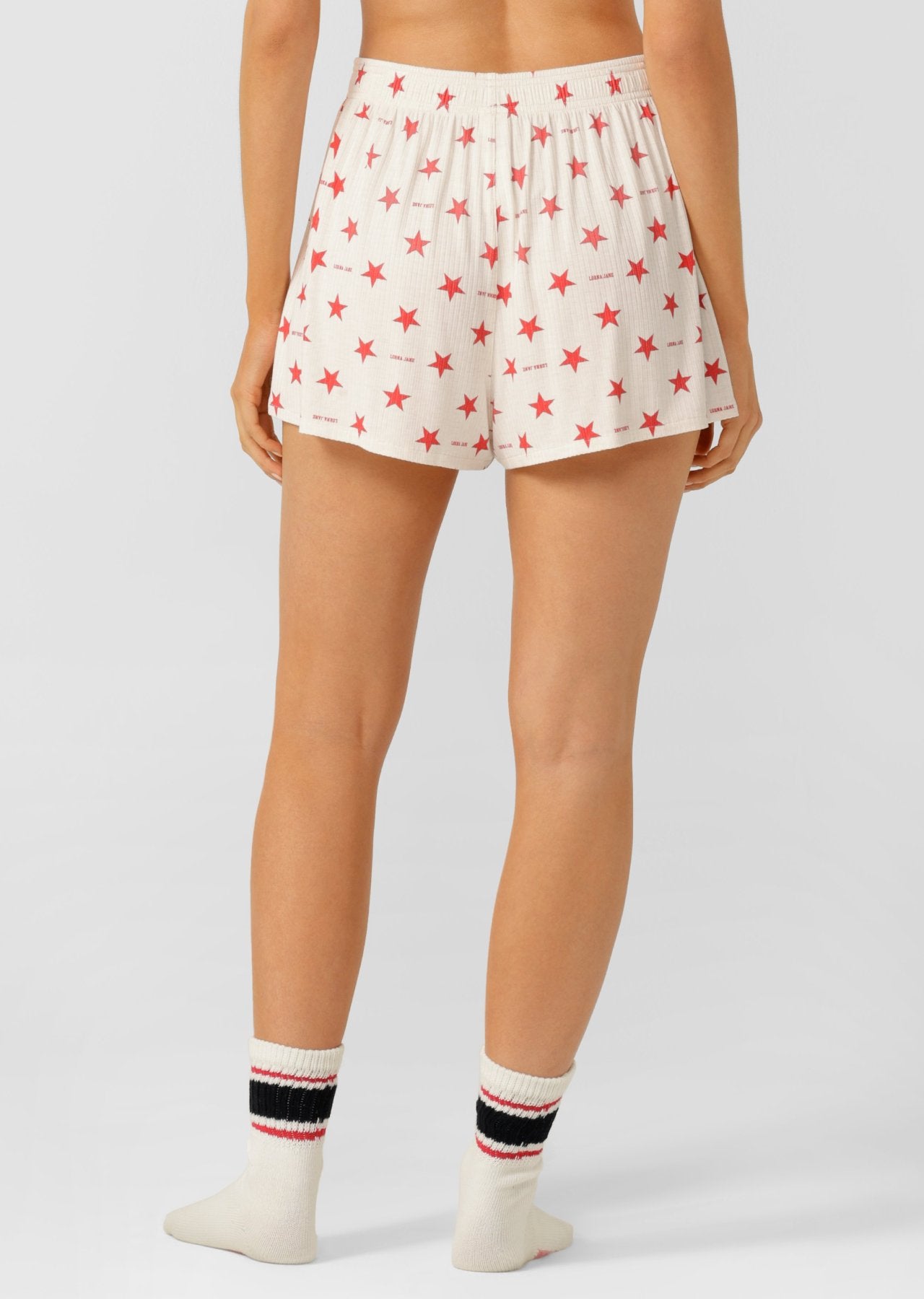 Lorna Jane Starstruck Rib Shorts - Starstruck Print