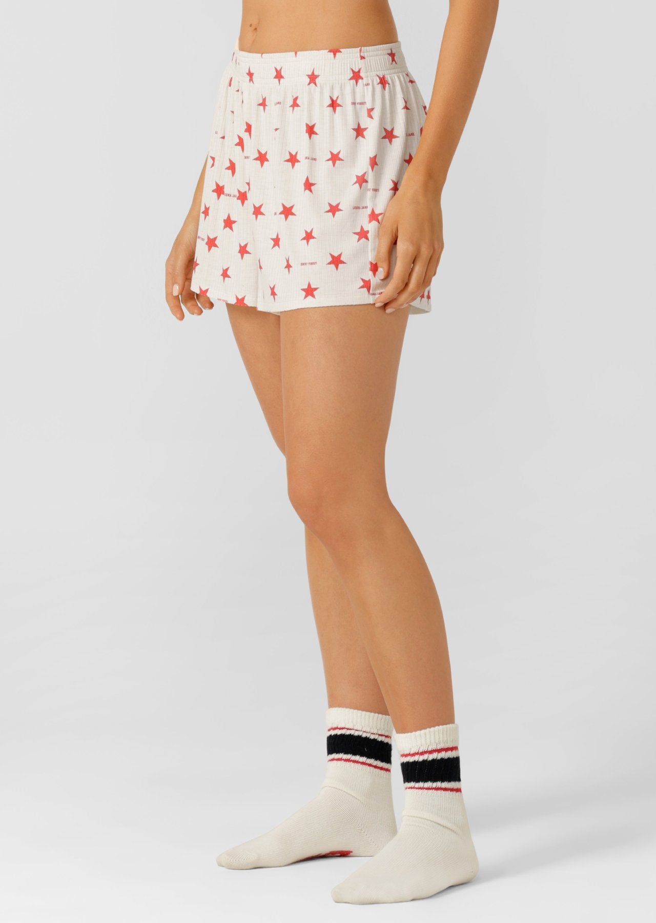 Lorna Jane Starstruck Rib Shorts - Starstruck Print