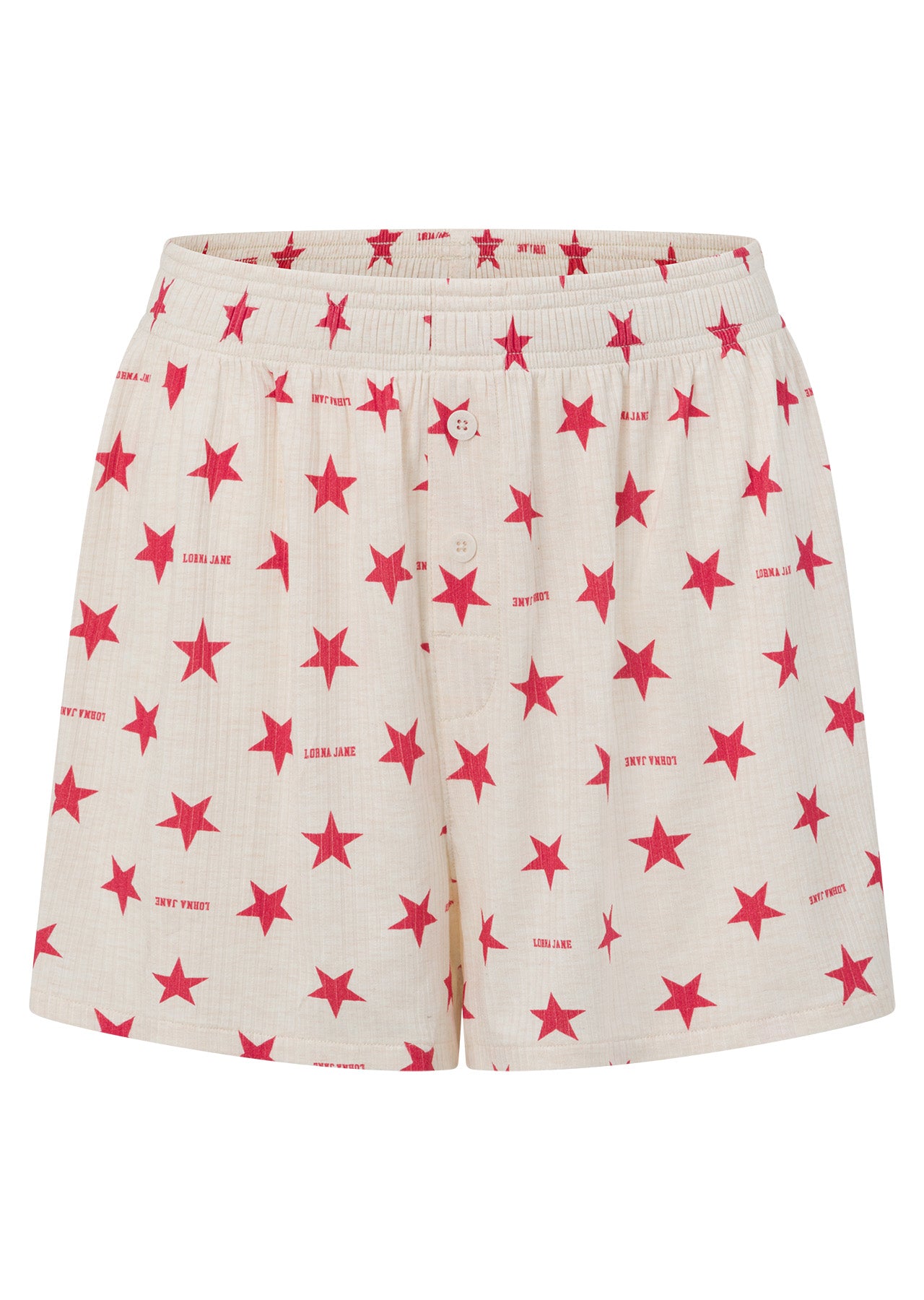 Lorna Jane Starstruck Rib Shorts - Starstruck Print