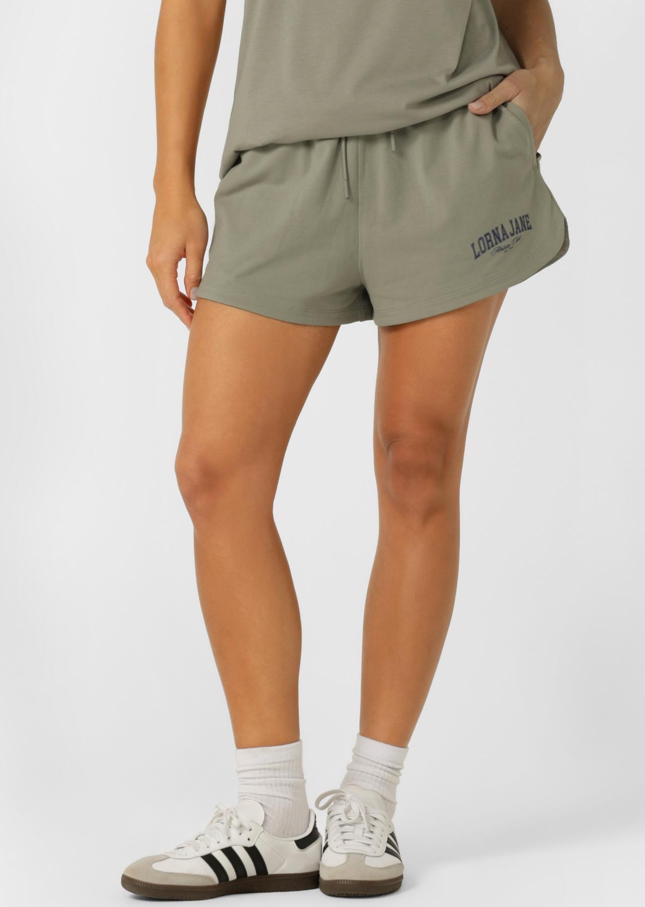 Lorna Jane Summer Athletic Club Relaxed Shorts - Matcha