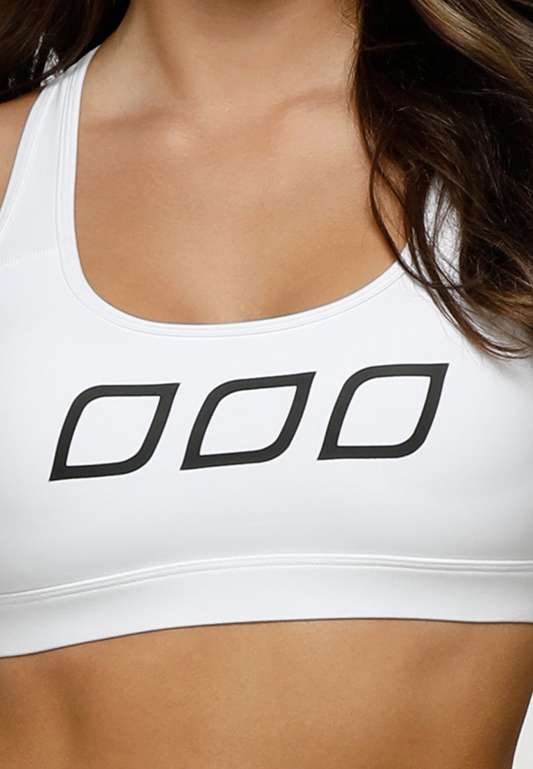 Lorna Jane Skinny Iconic Comfort Sports Bra - White