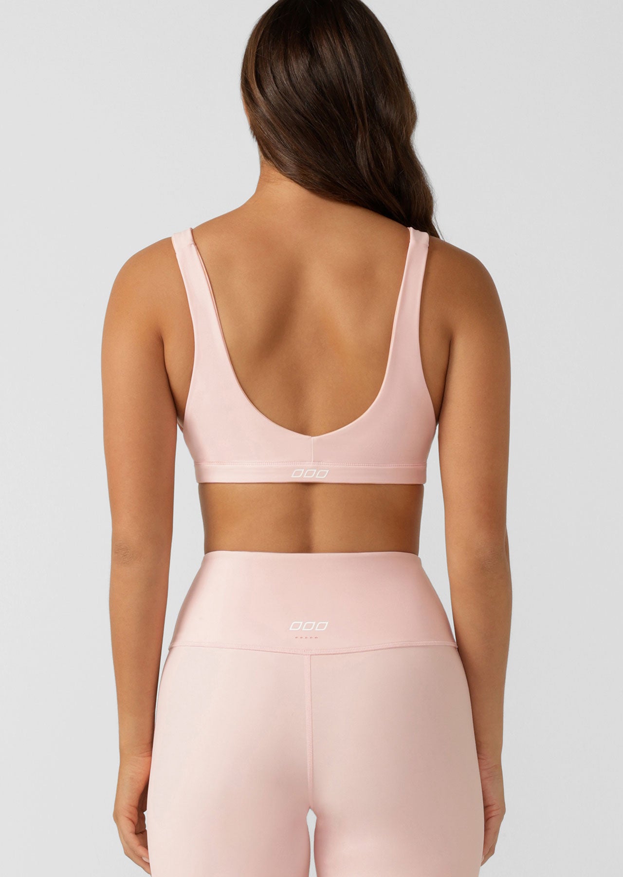 Lorna Jane Reversible Swim Sports Bra - Watercolour Check Print