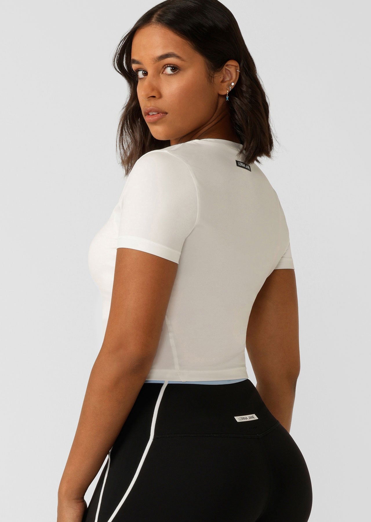 Lorna Jane Sprint To Swim T Shirt - Porcelain