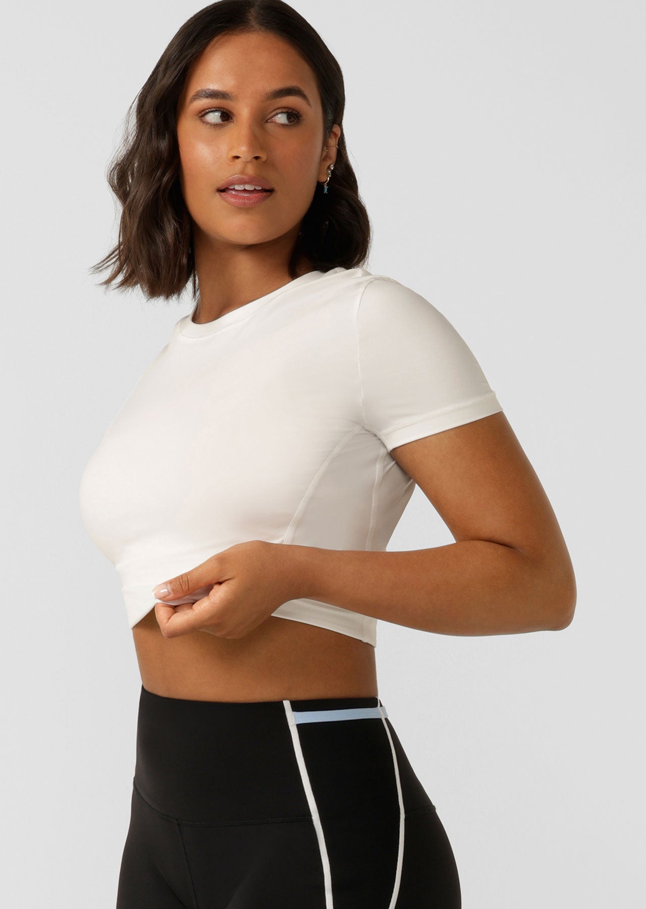 Lorna Jane Sprint To Swim T Shirt - Porcelain