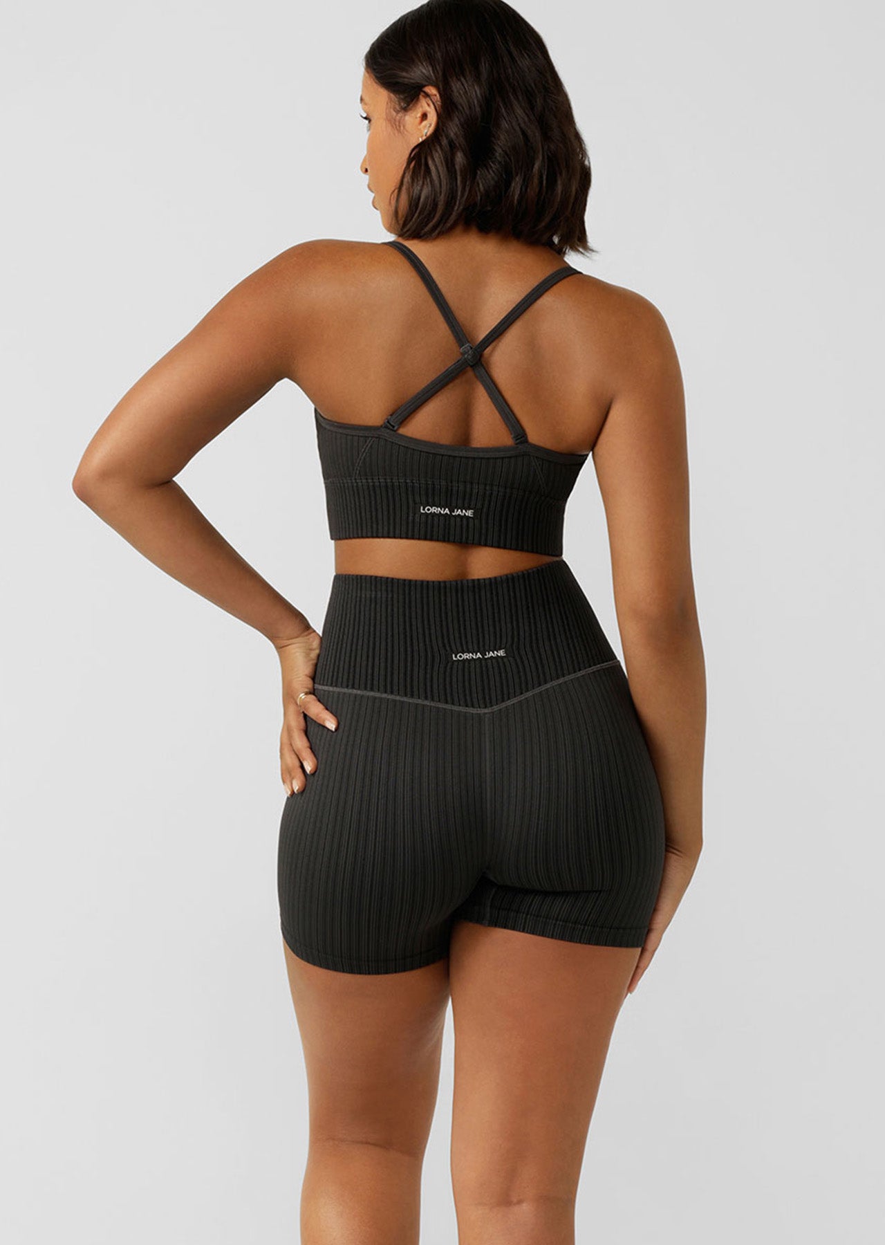 Lorna Jane Seamless Swim Bike Shorts - Black