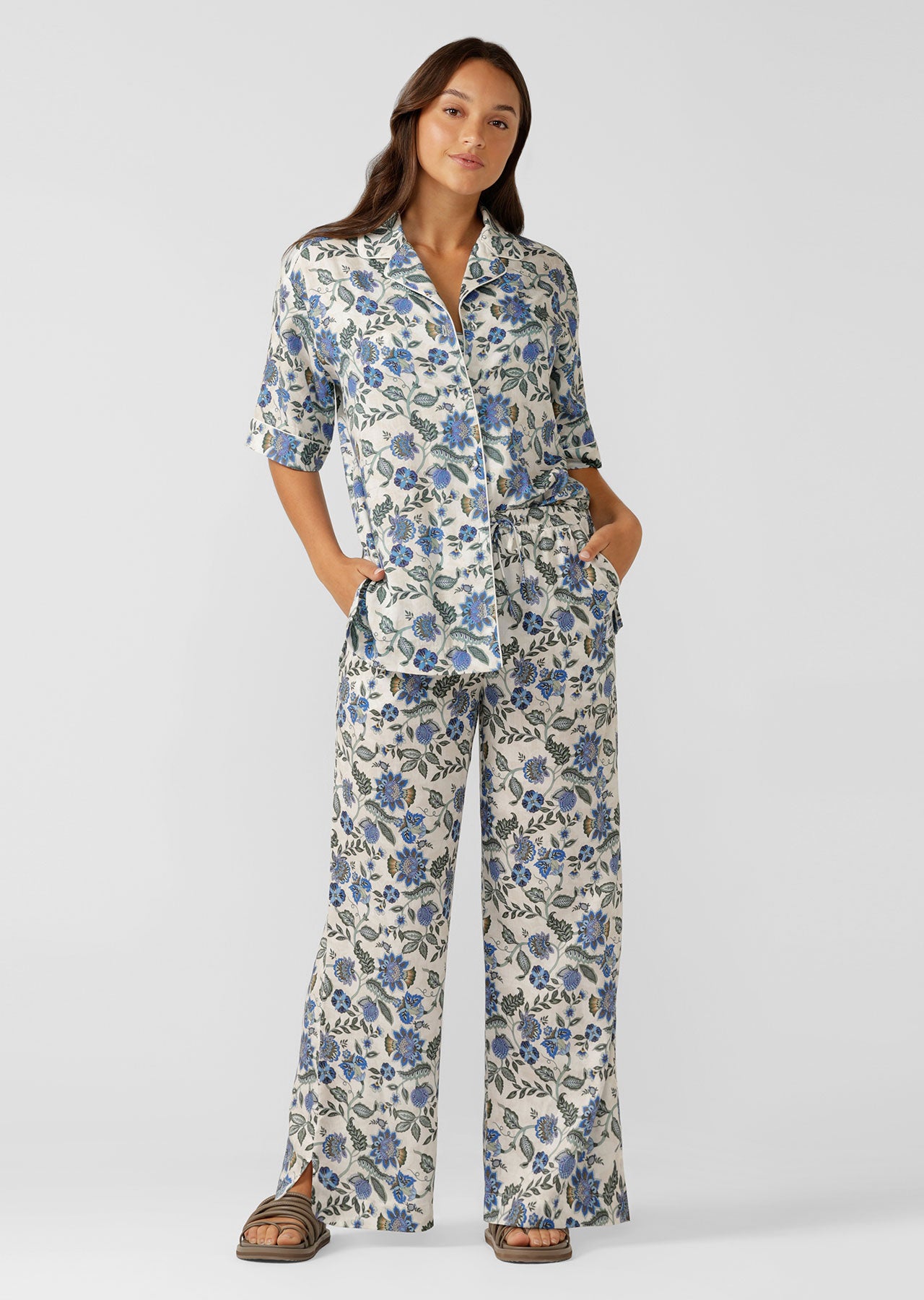 Lorna Jane Happy Hour Shirt - Native Garden Floral Print