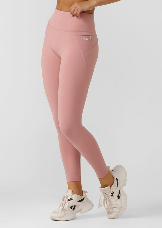 Lorna Jane New Amy Ankle Biter Leggings - Wild Rose