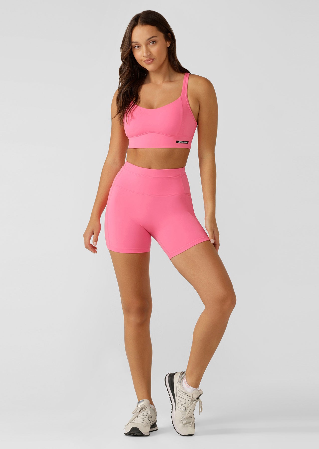 Lorna Jane Reactive Max Support Sports Bra - Cameo Pink