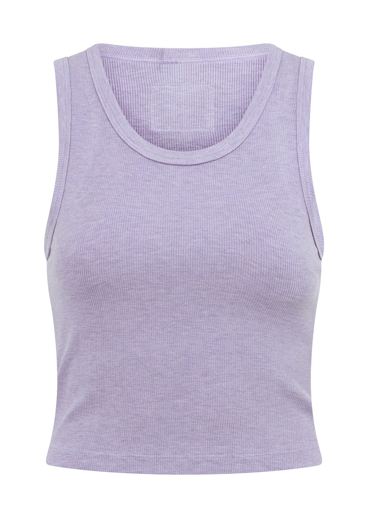 Lorna Jane Modal Luxe Lounge Rib Tank - Lavender Marl