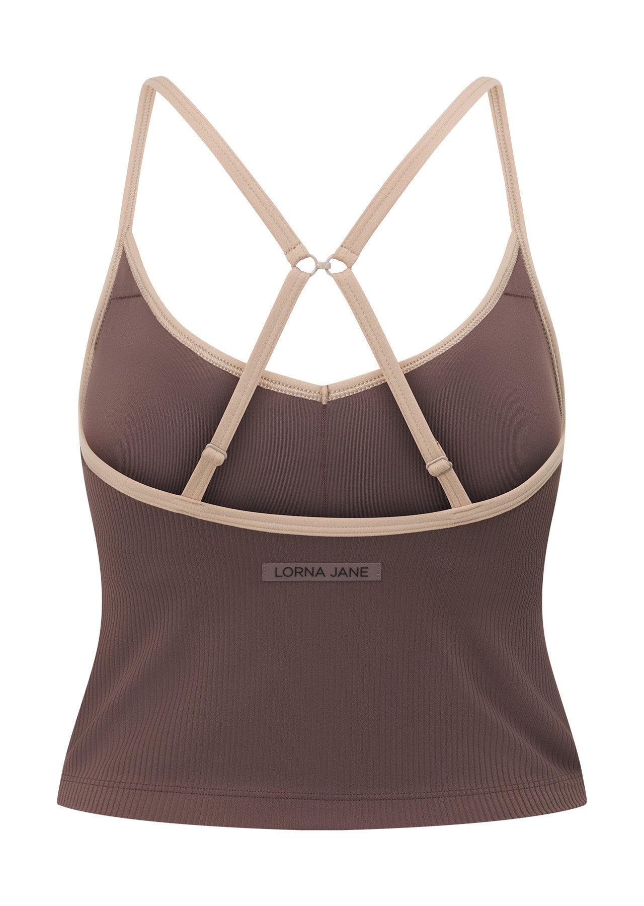 Lorna Jane Sweetheart Tank Bra Combo - Stone