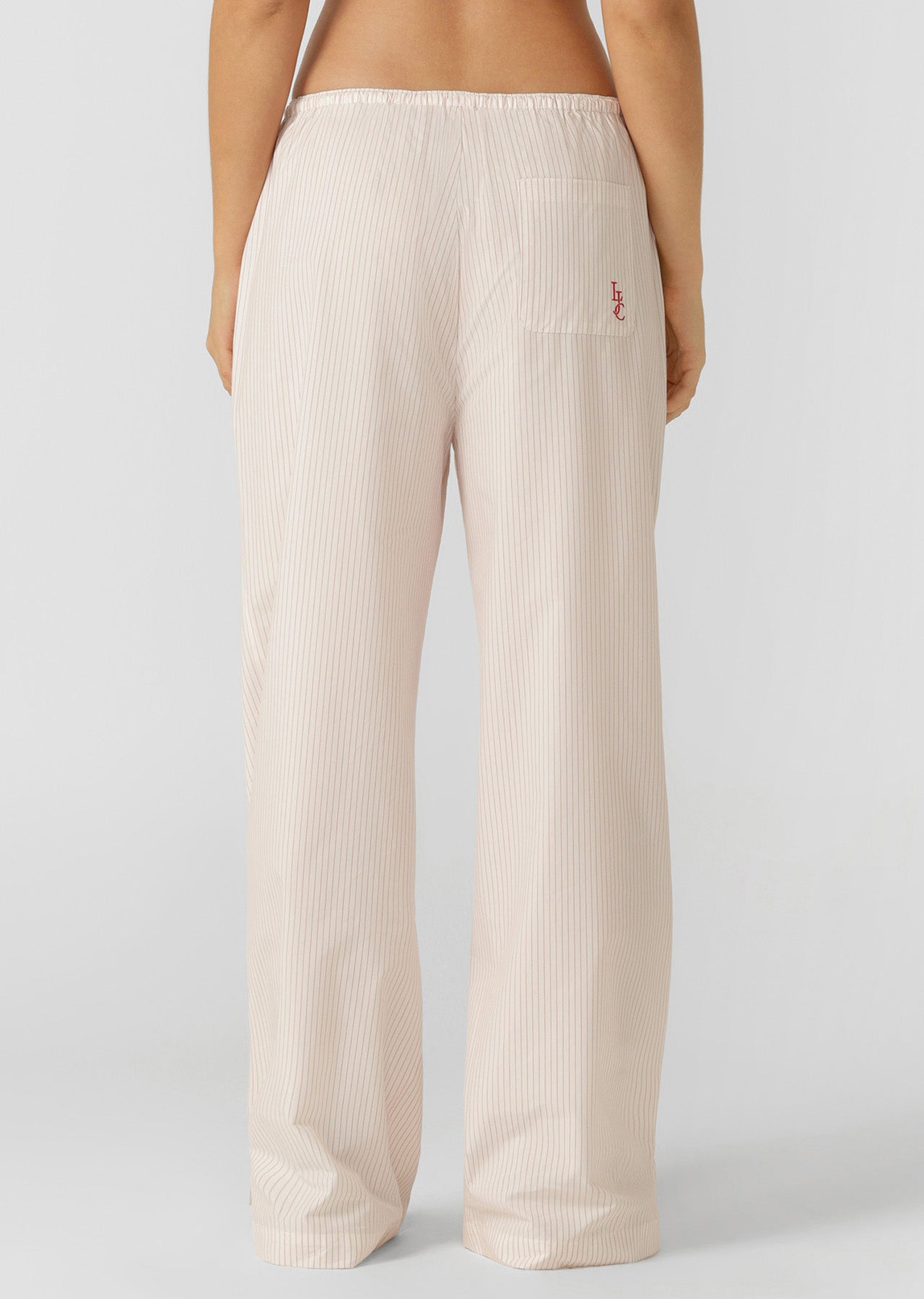Lorna Jane Stripe Lounge Pants - Red Stripe