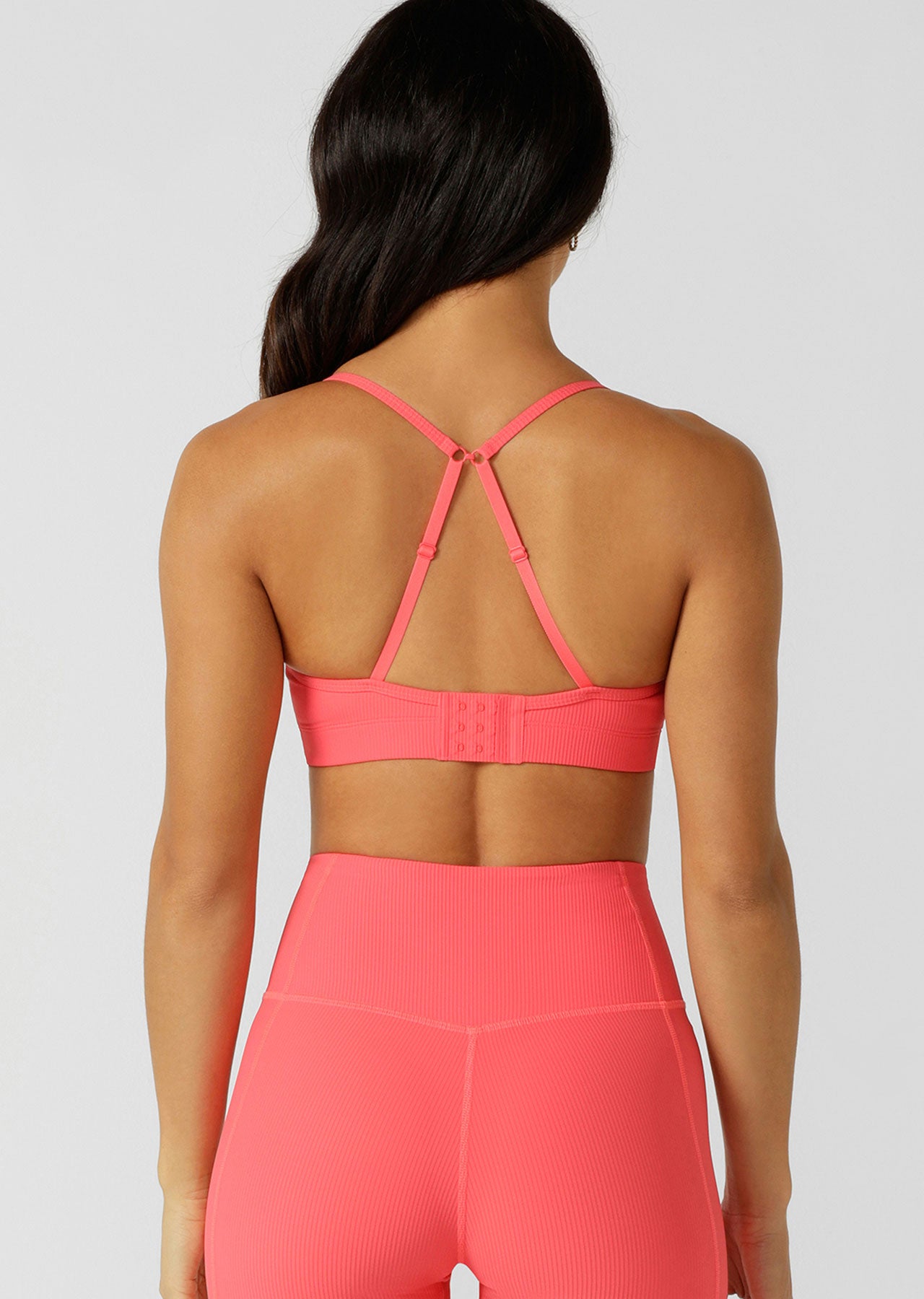Lorna Jane Gym To Swim Sports Bra - Nectarine