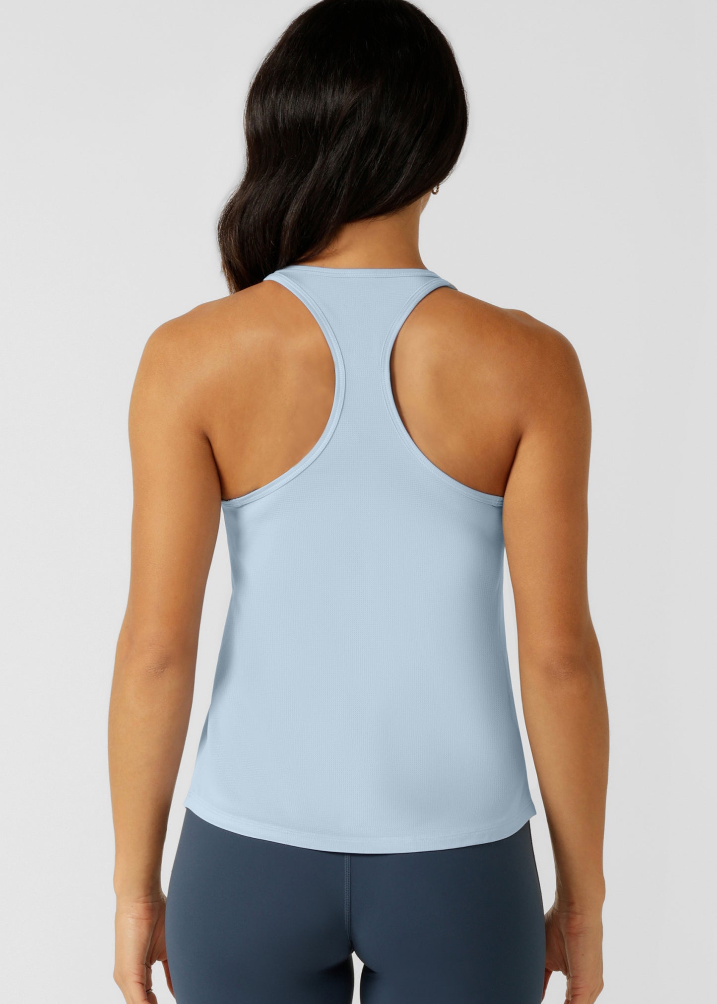 Lorna Jane Take Charge Active Mesh Tank - Light Moontide