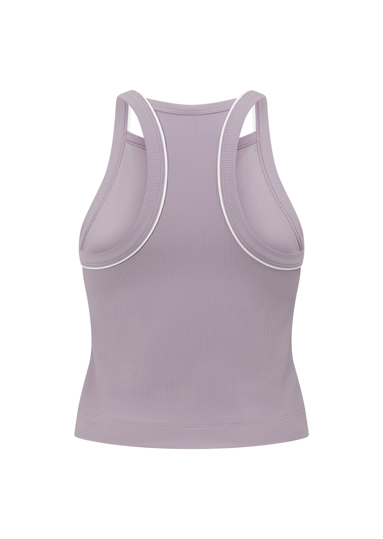 Lorna Jane Retro Rib Halter - Purple Ash