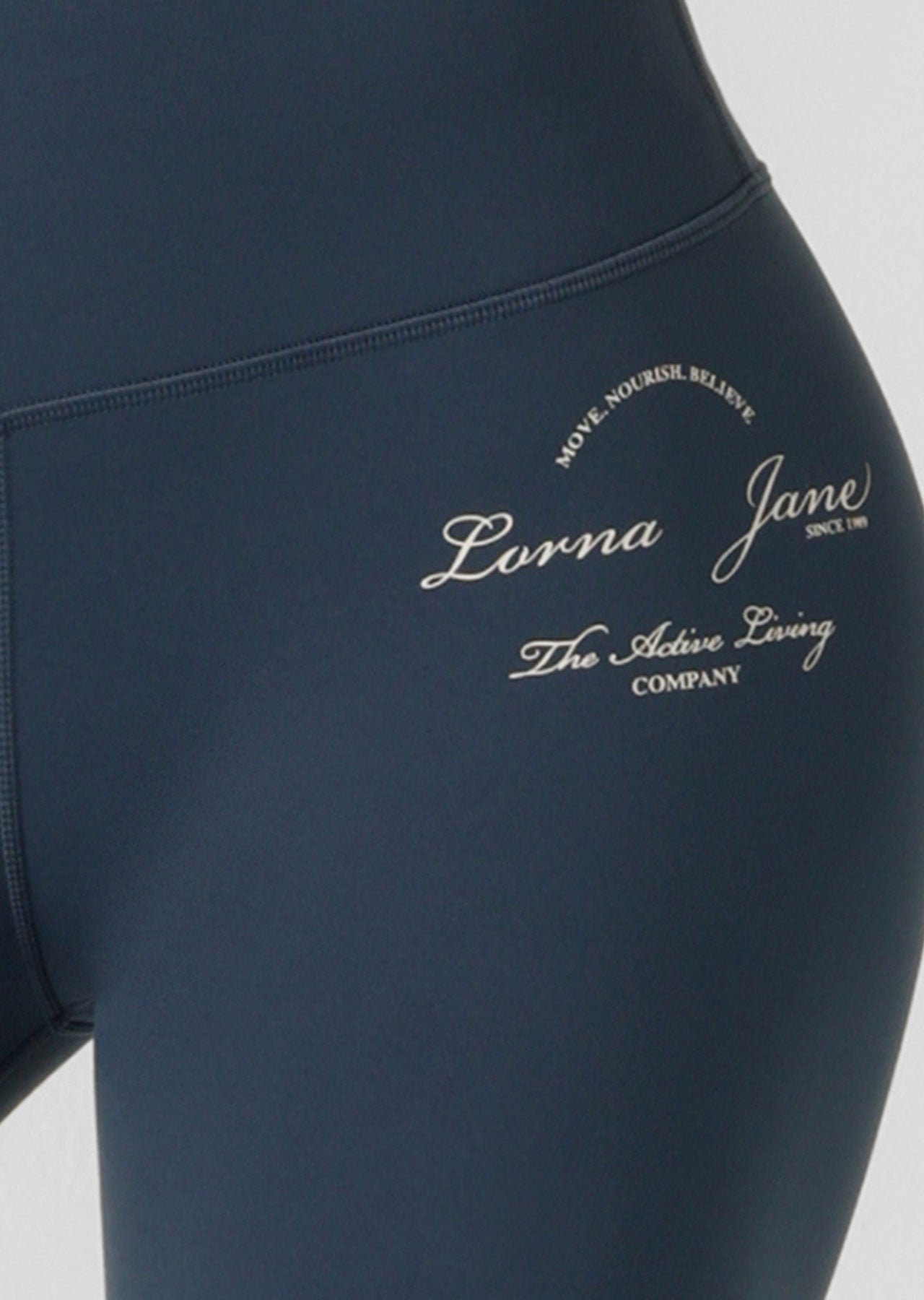 Lorna Jane Active Living 3/4 Capri Leggings - Pale Indigo