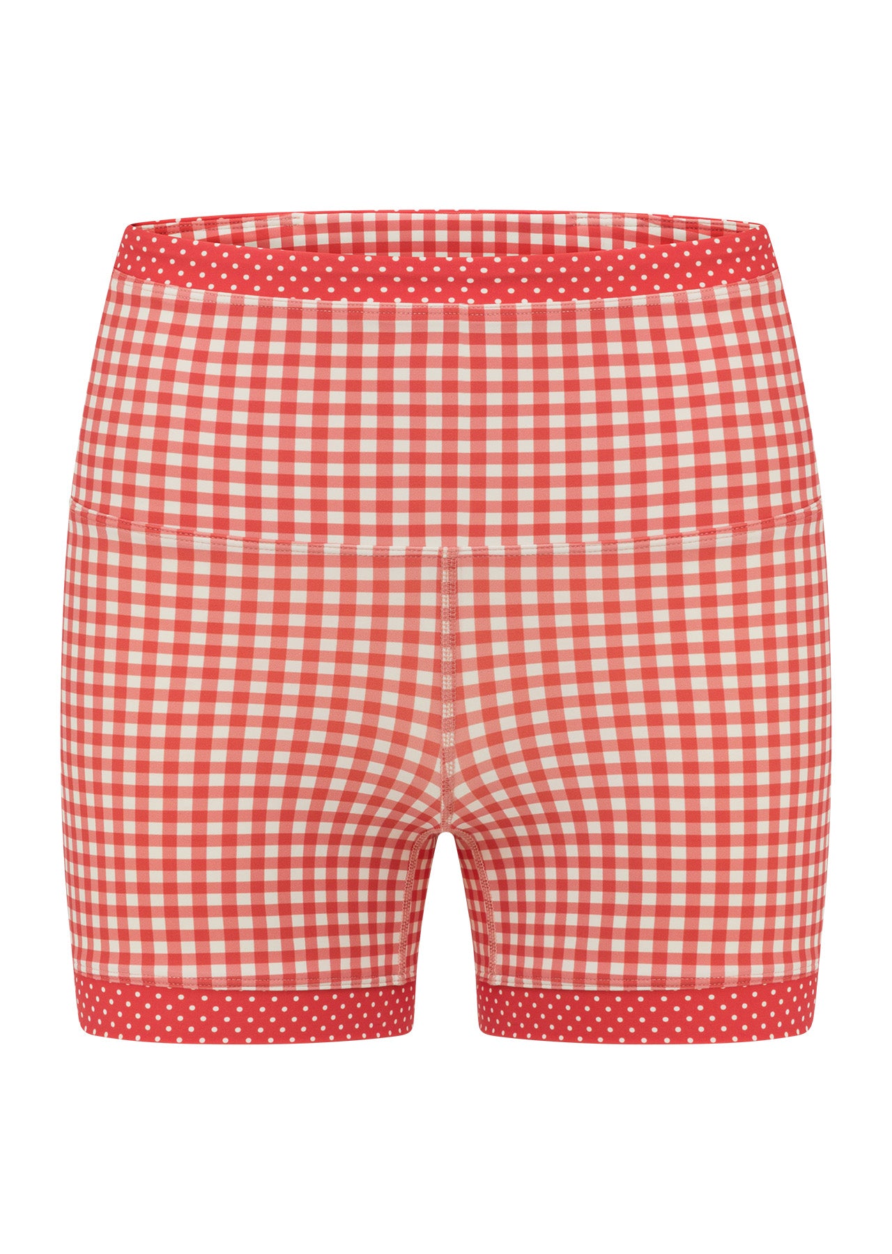 Lorna Jane Coucou Gingham 12cm Bike Shorts - Coucou Gingham Print