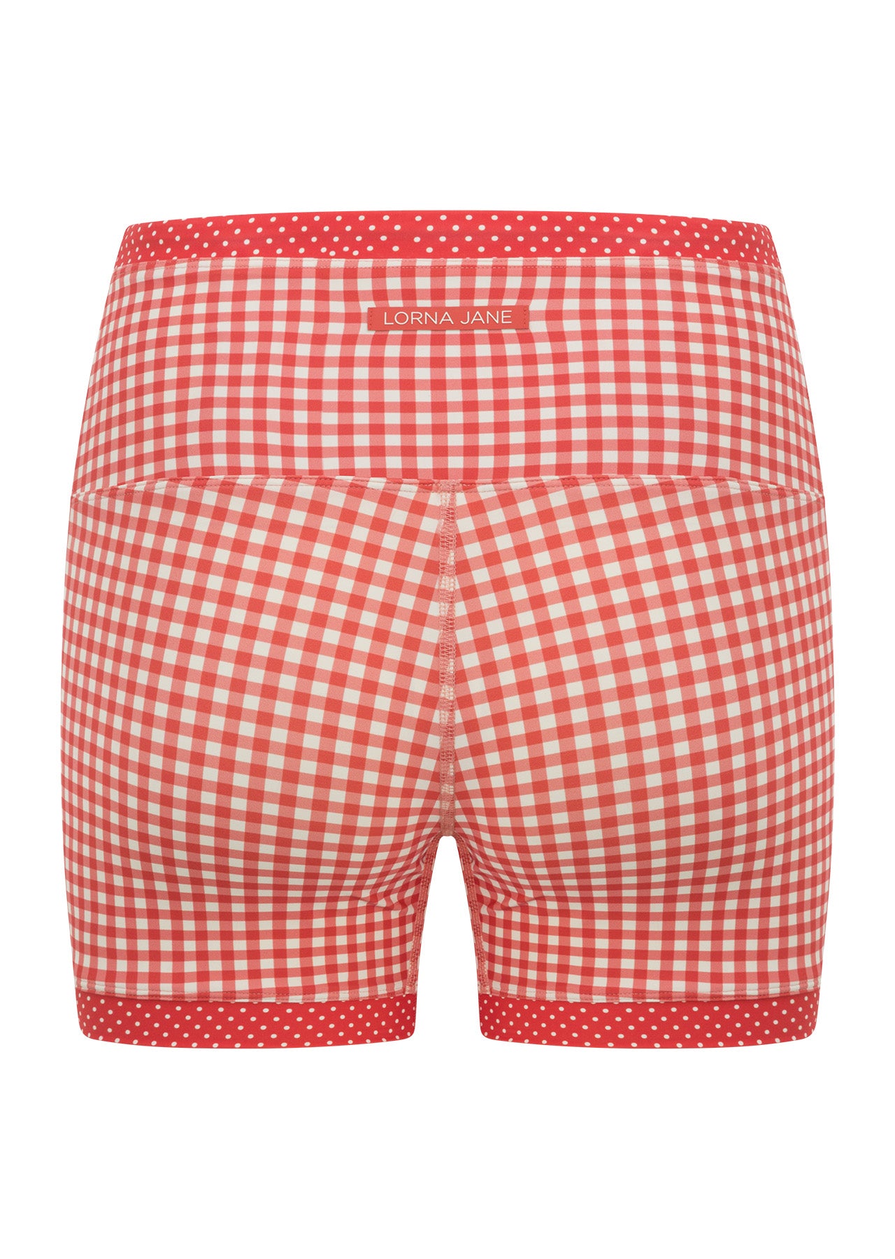 Lorna Jane Coucou Gingham 12cm Bike Shorts - Coucou Gingham Print