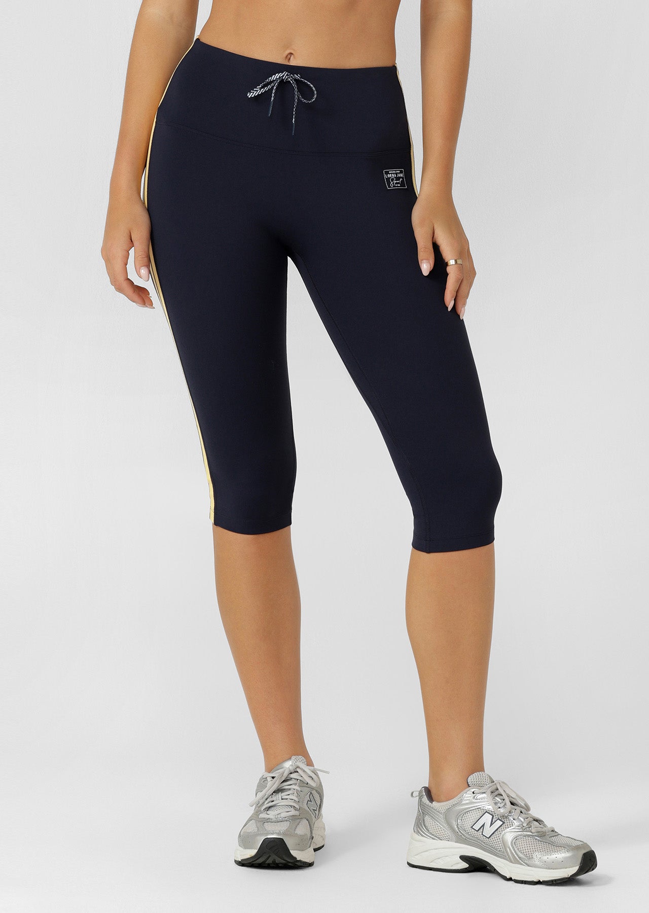 Lorna Jane Game Day 3/4 Capri Leggings - Oxford Navy