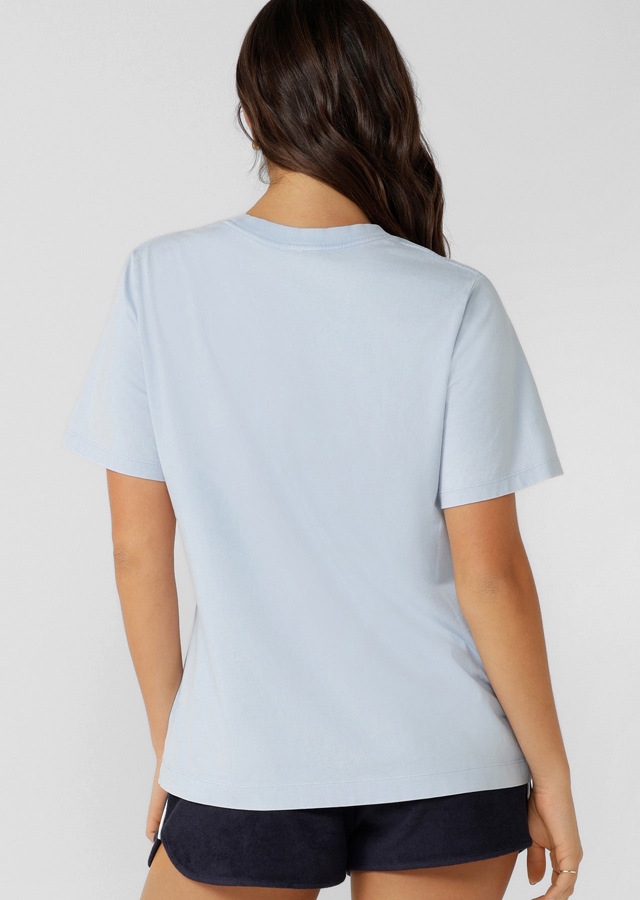 Lorna Jane Athletic Club Relaxed T-Shirt - Washed Light Moontide