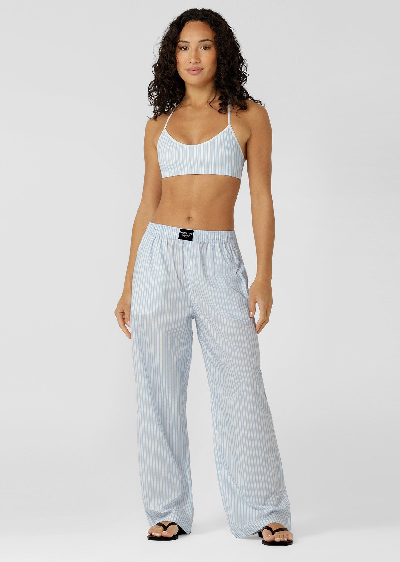 Lorna Jane Morning Pages Pants - Serendipity Stripe Print