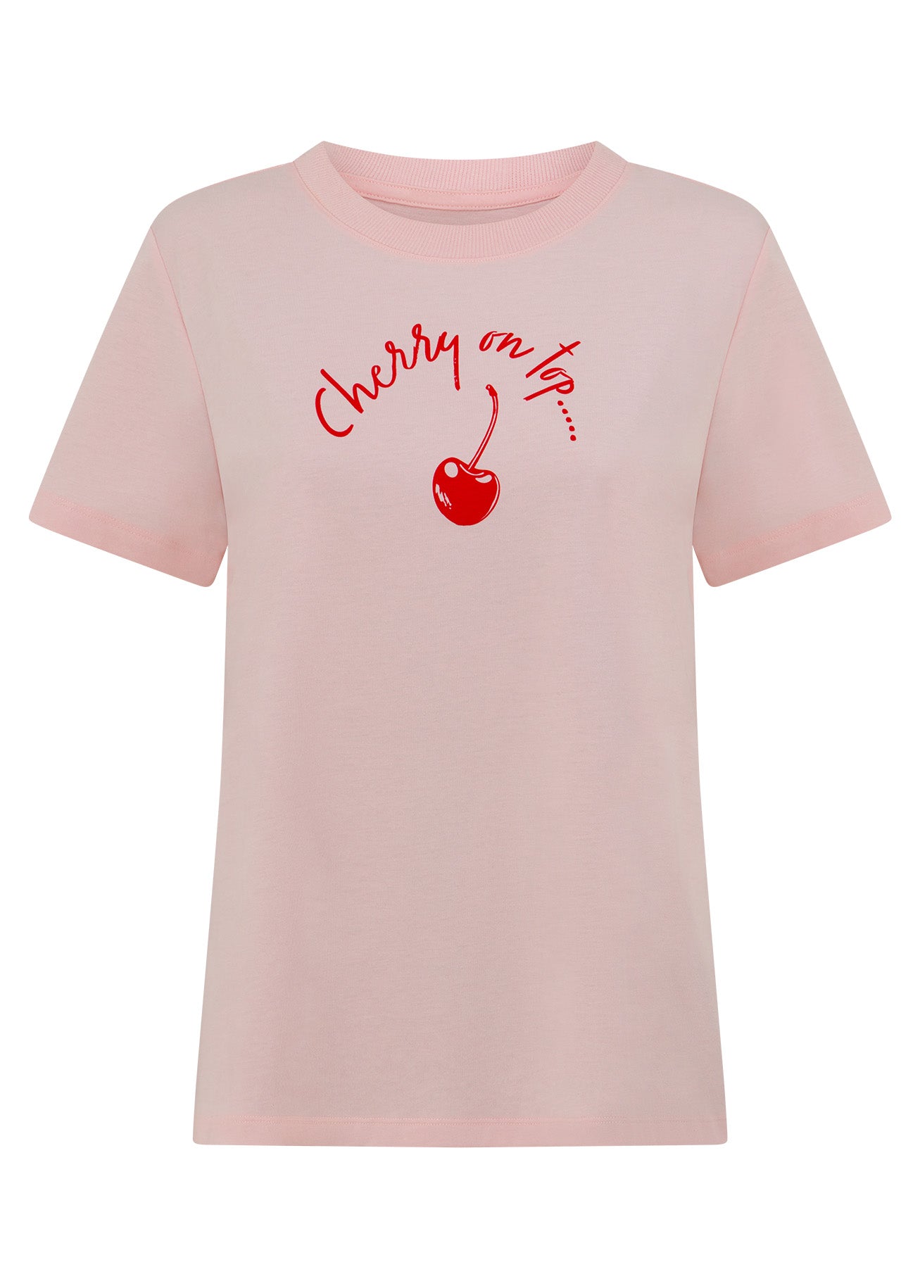 Lorna Jane Cherry T-Shirt - Pale Dusty Rose