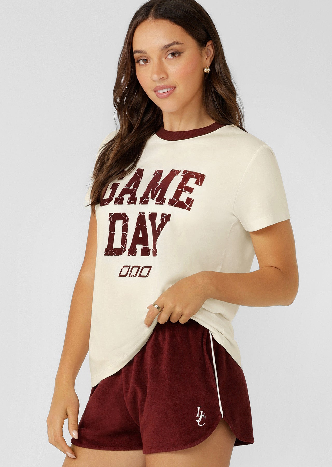 Lorna Jane Game Day T-Shirt - Cream