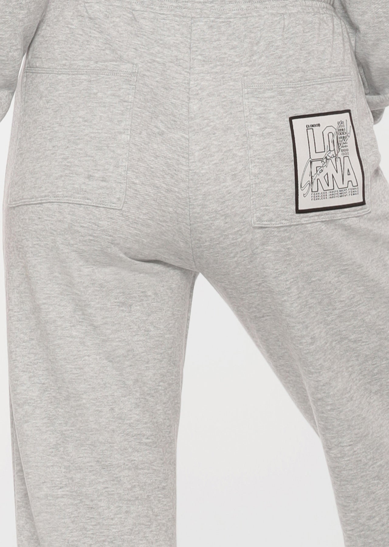 Lorna Jane Swagger Track Pants - Light Grey Marl