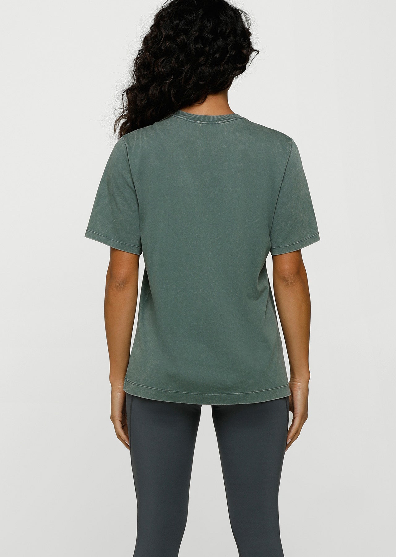 Lorna Jane Speedway Oversized Tee - Washed Military