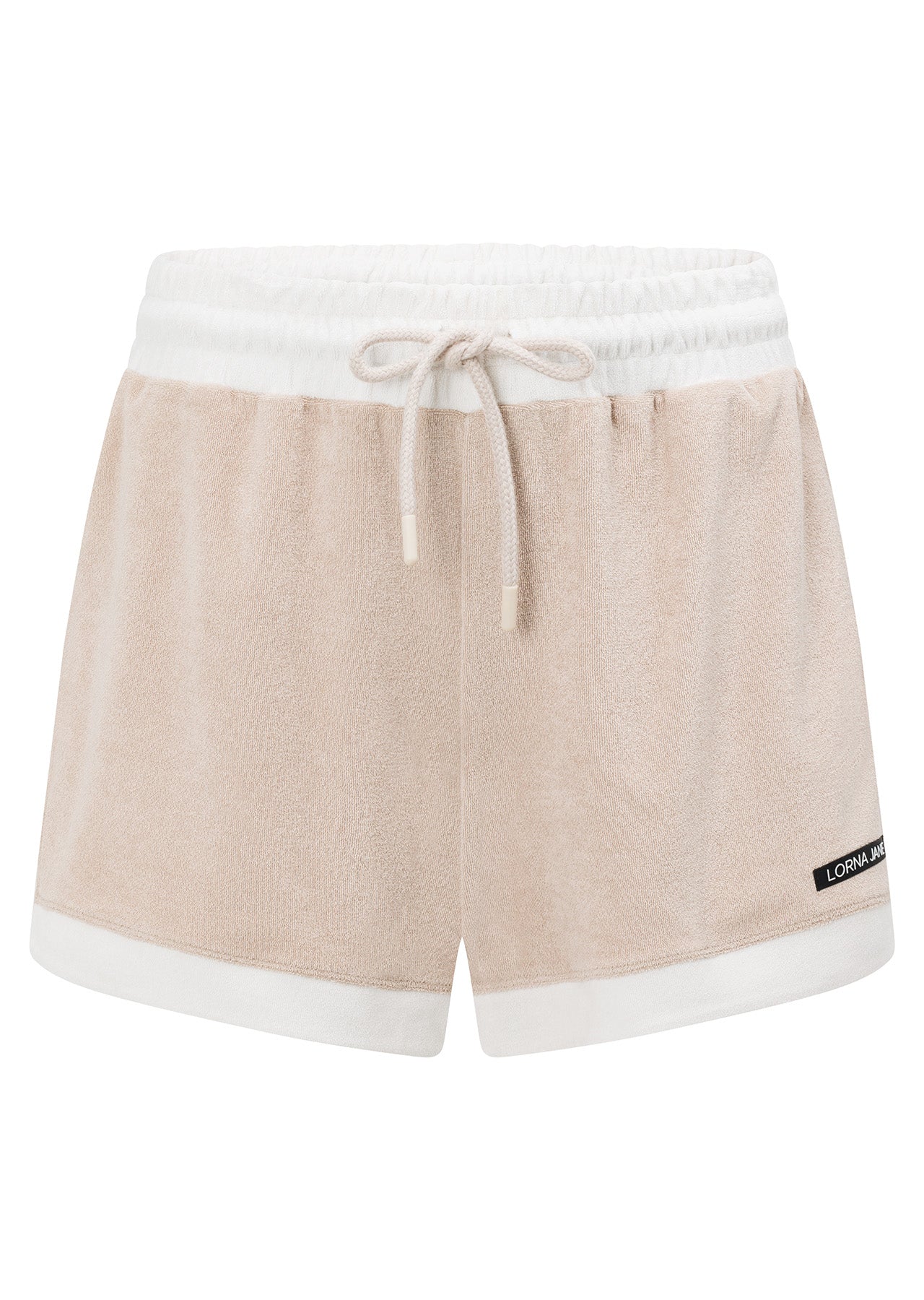 Lorna Jane Terry Towelling Shorts - Off White