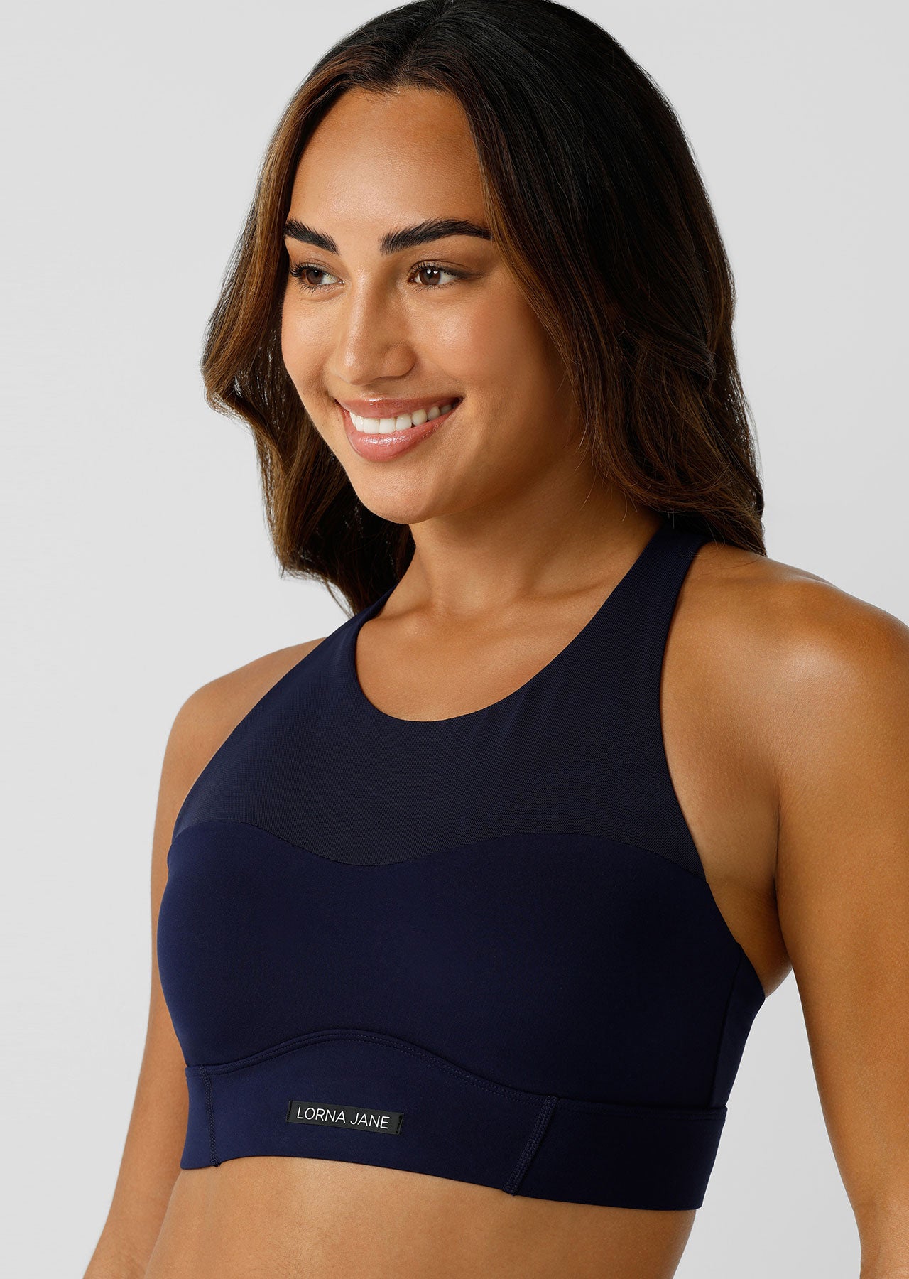 Lorna Jane Full Coverage Support Sports Bra - French Navy