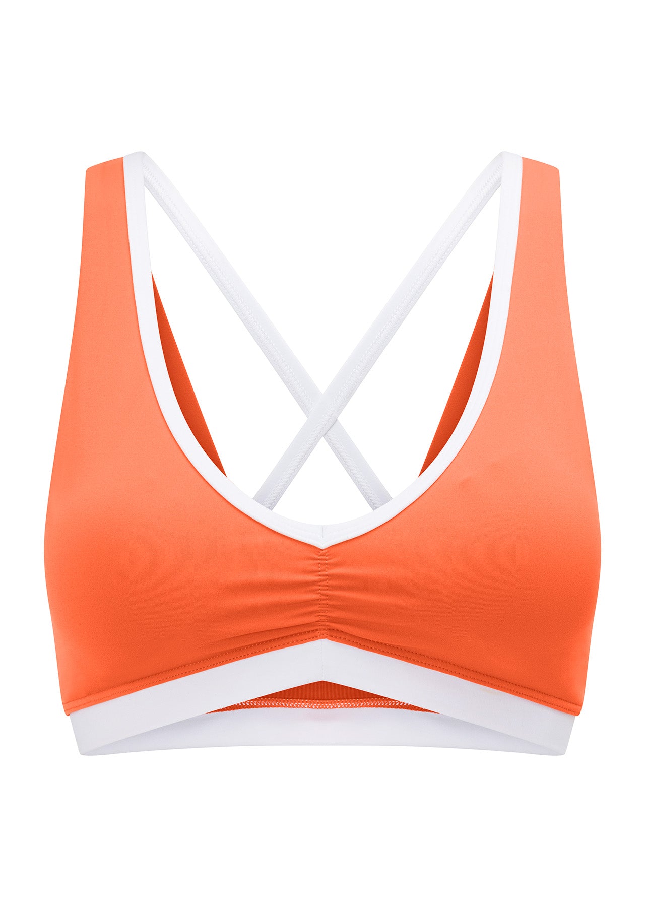 Lorna Jane Feeling Zen Sports Bra - Satsuma