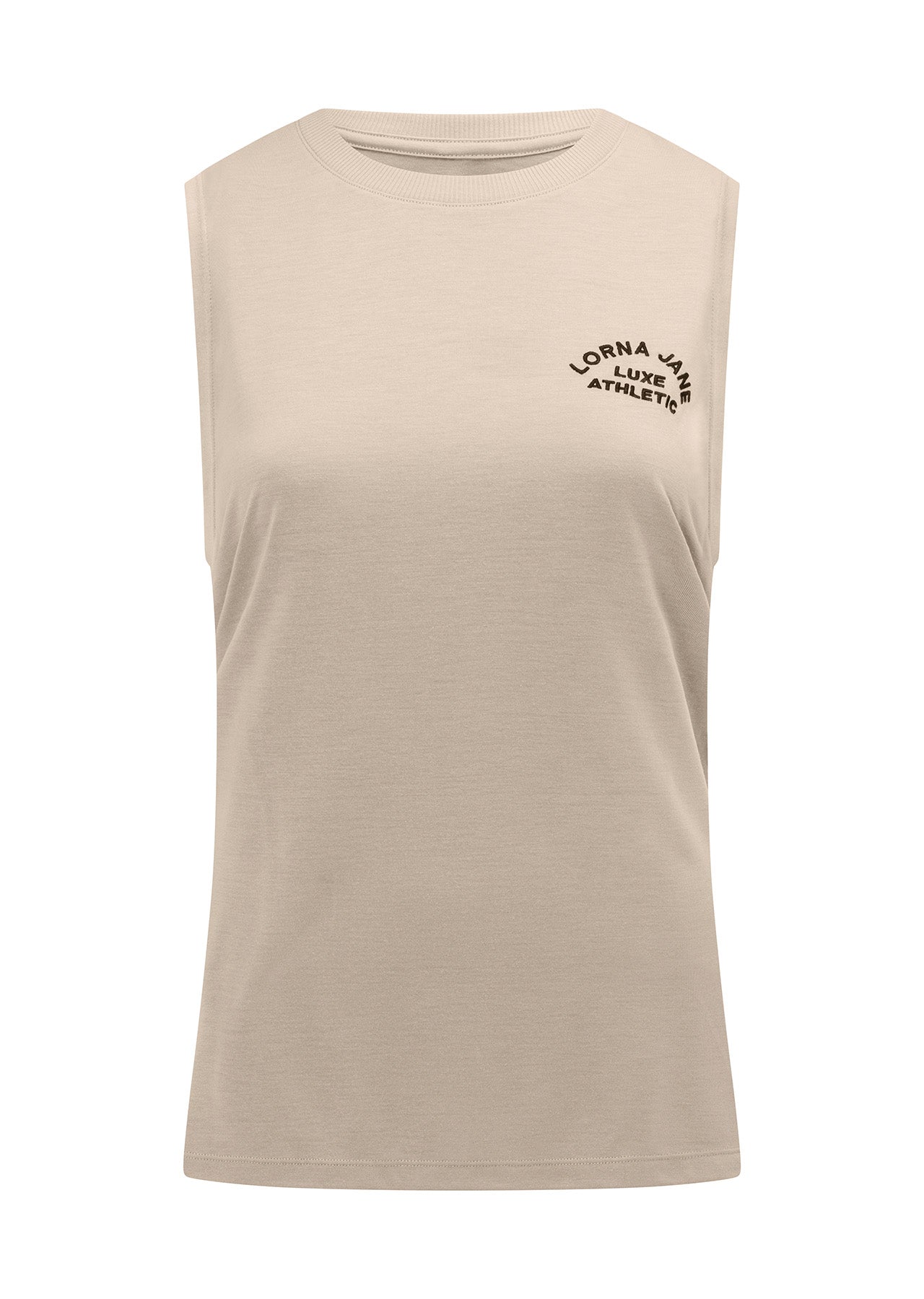 Lorna Jane Lotus Muscle Tank - Off White