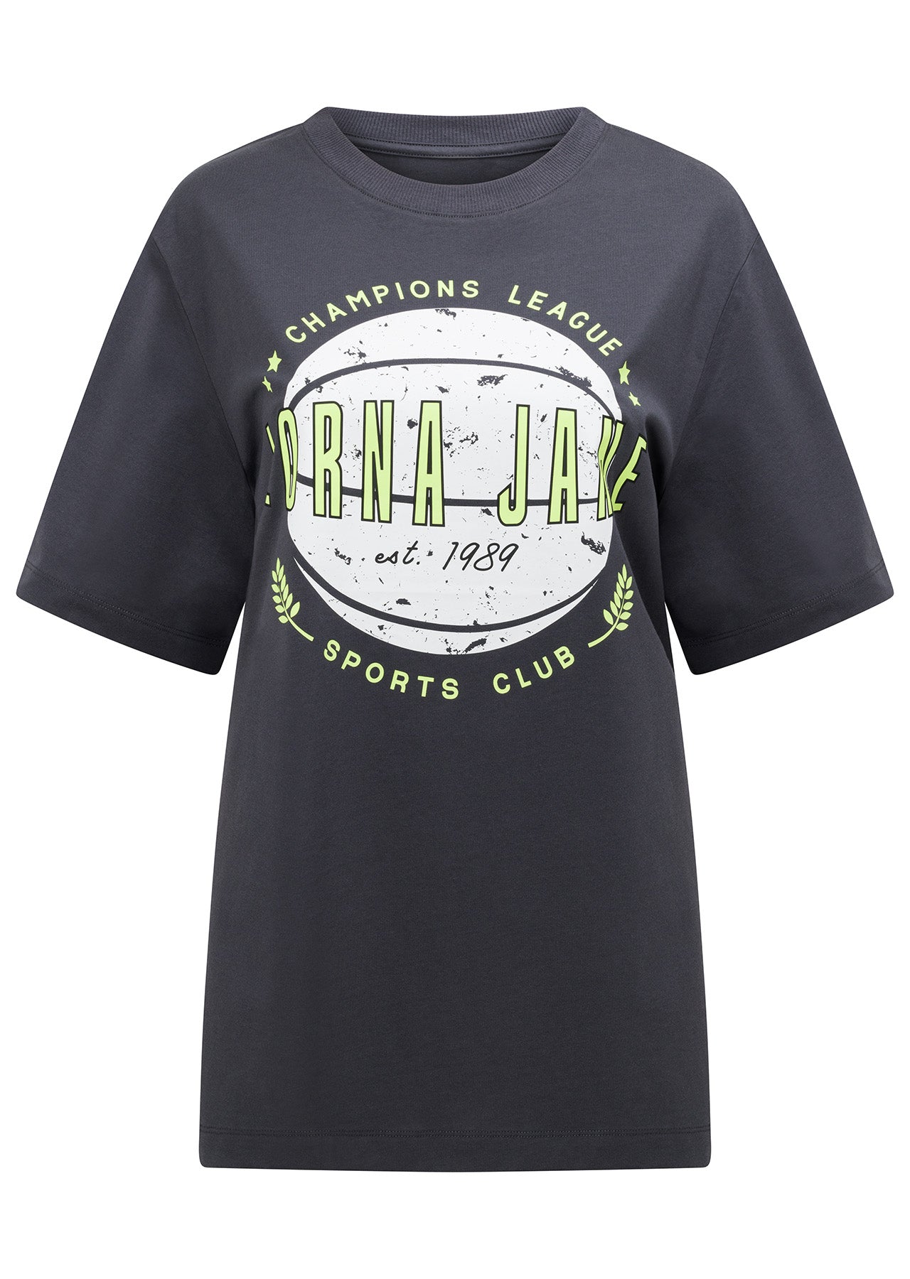 Lorna Jane Champions Leauge Relaxed Tee - Titanium