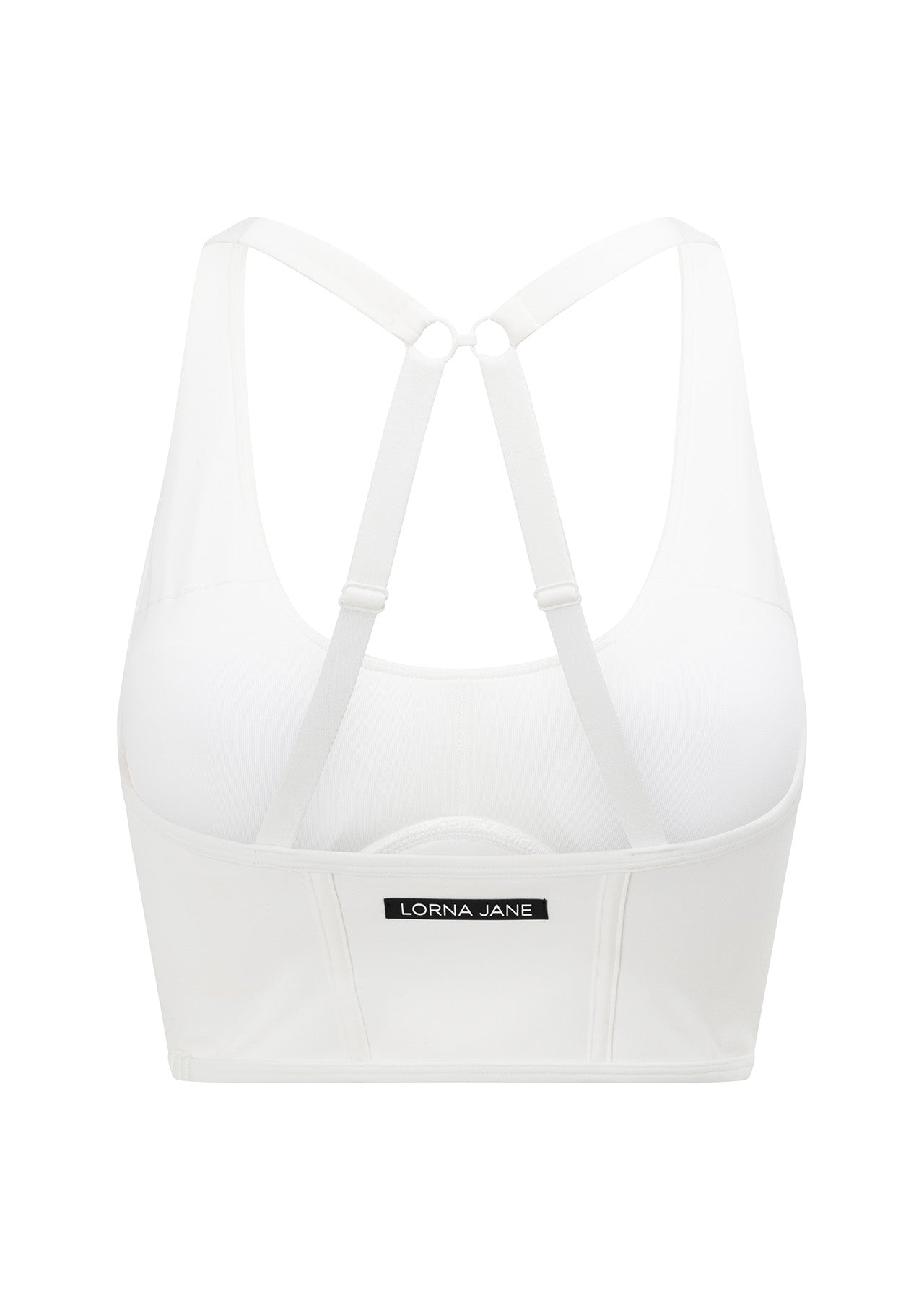 Lorna Jane Corset Long Line Bra - Porcelain
