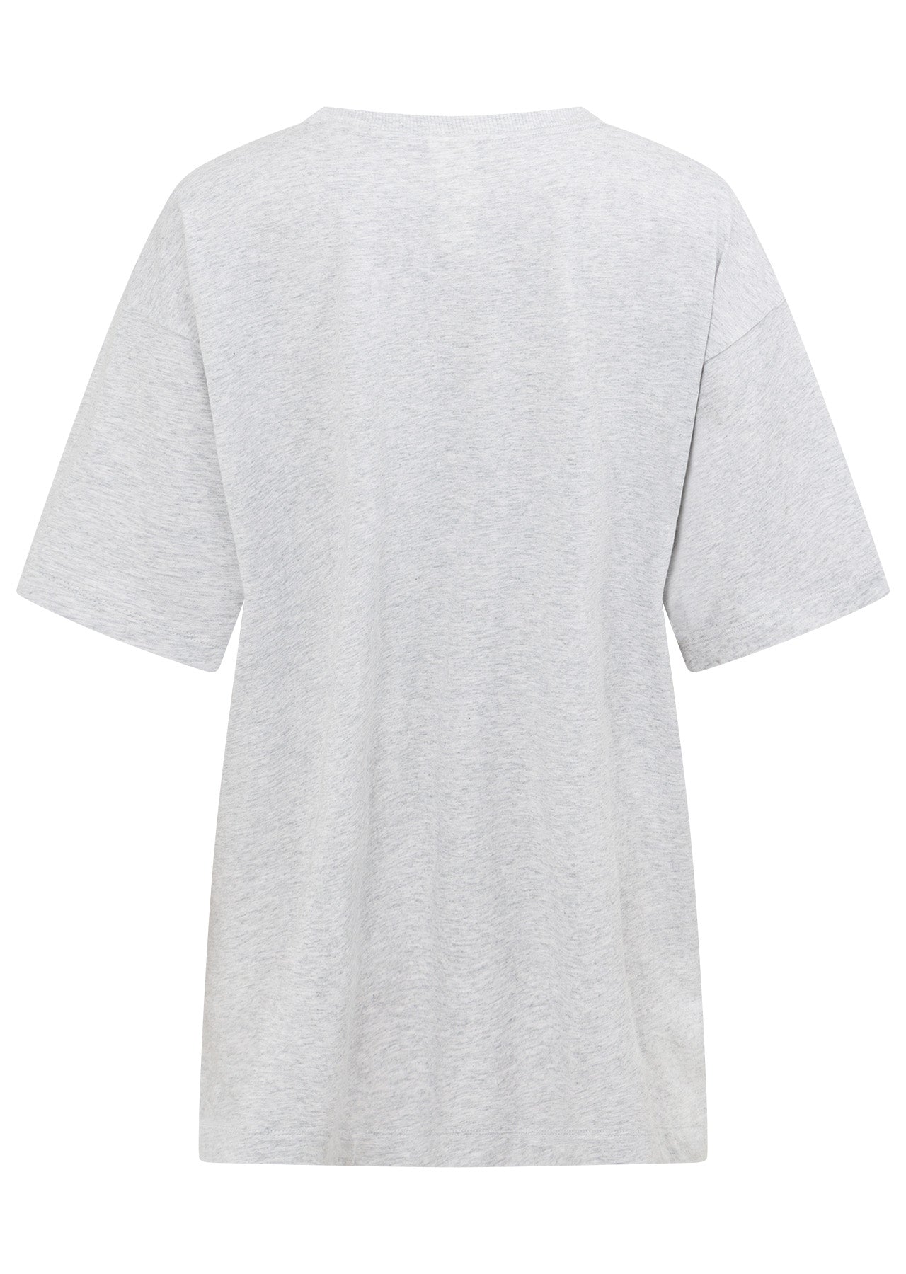 Lorna Jane Sports League Boyfriend Tee - Light Grey Marl
