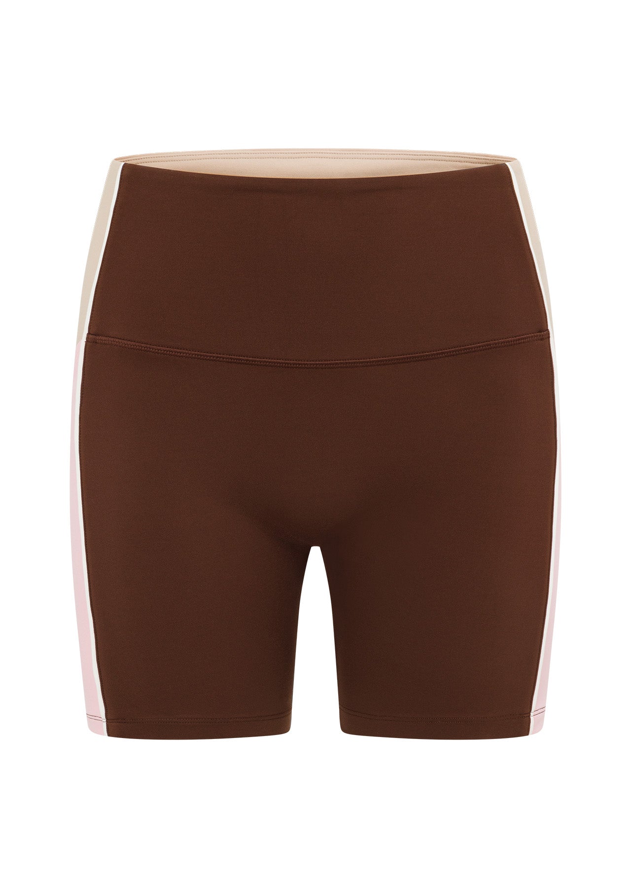 Lorna Jane Rainbow Splice No Ride Booty Pocket Bike Shorts - Rainbow Splice