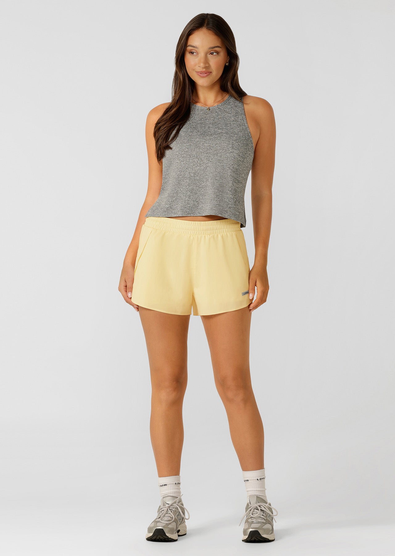 Lorna Jane Unwind Tank - Grey Marl