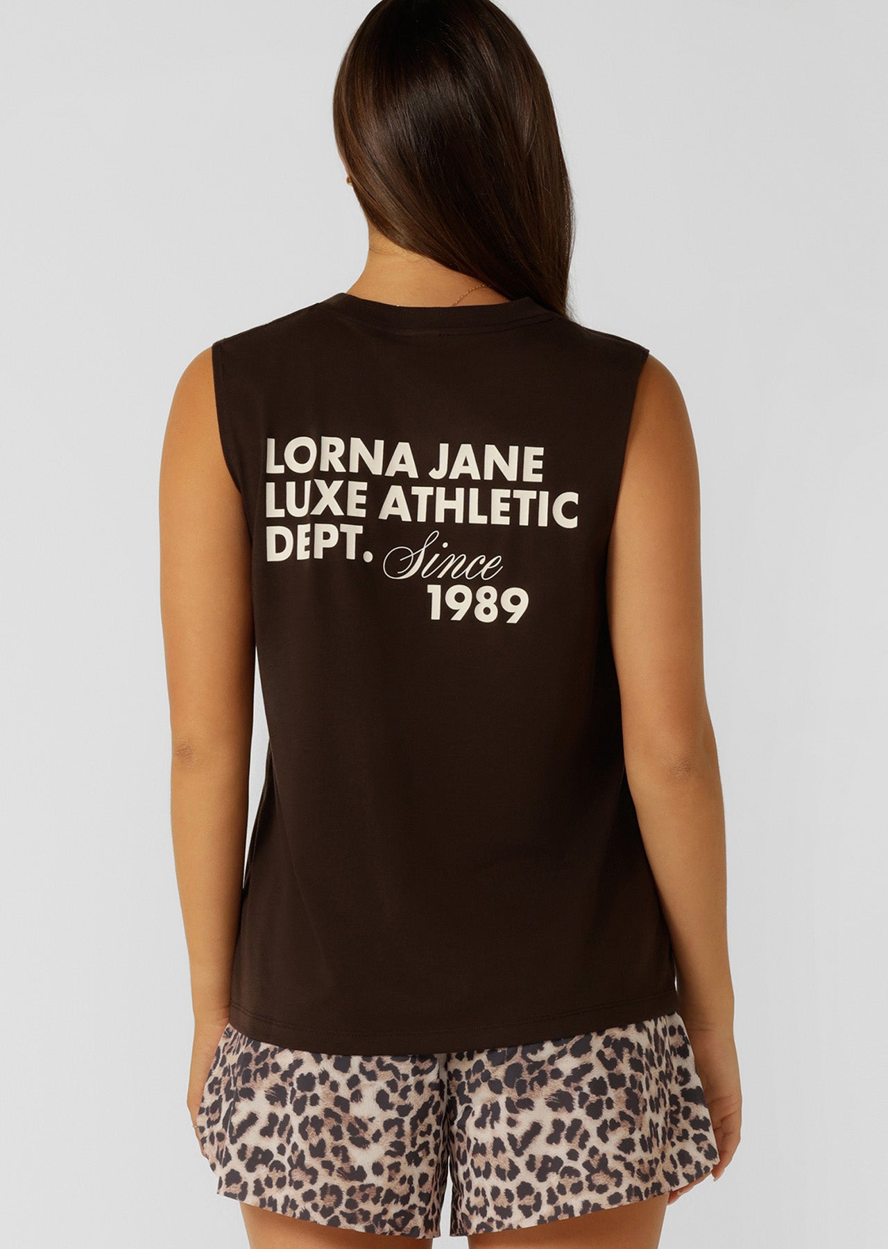 Lorna Jane Track Star Muscle Tank - Volcano