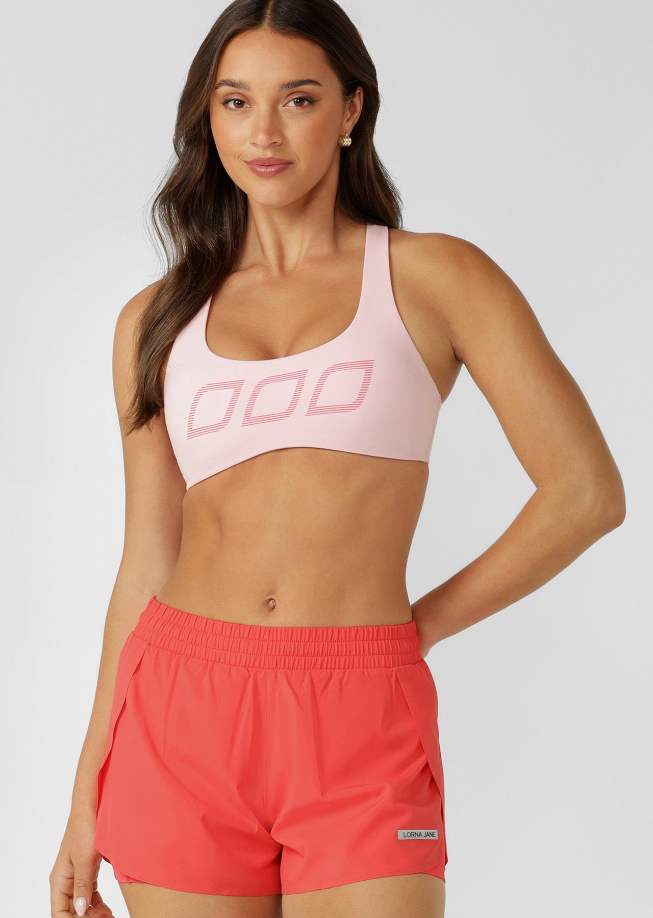 Lorna Jane Soft Sculpt Sports Bra - Sweet Pink