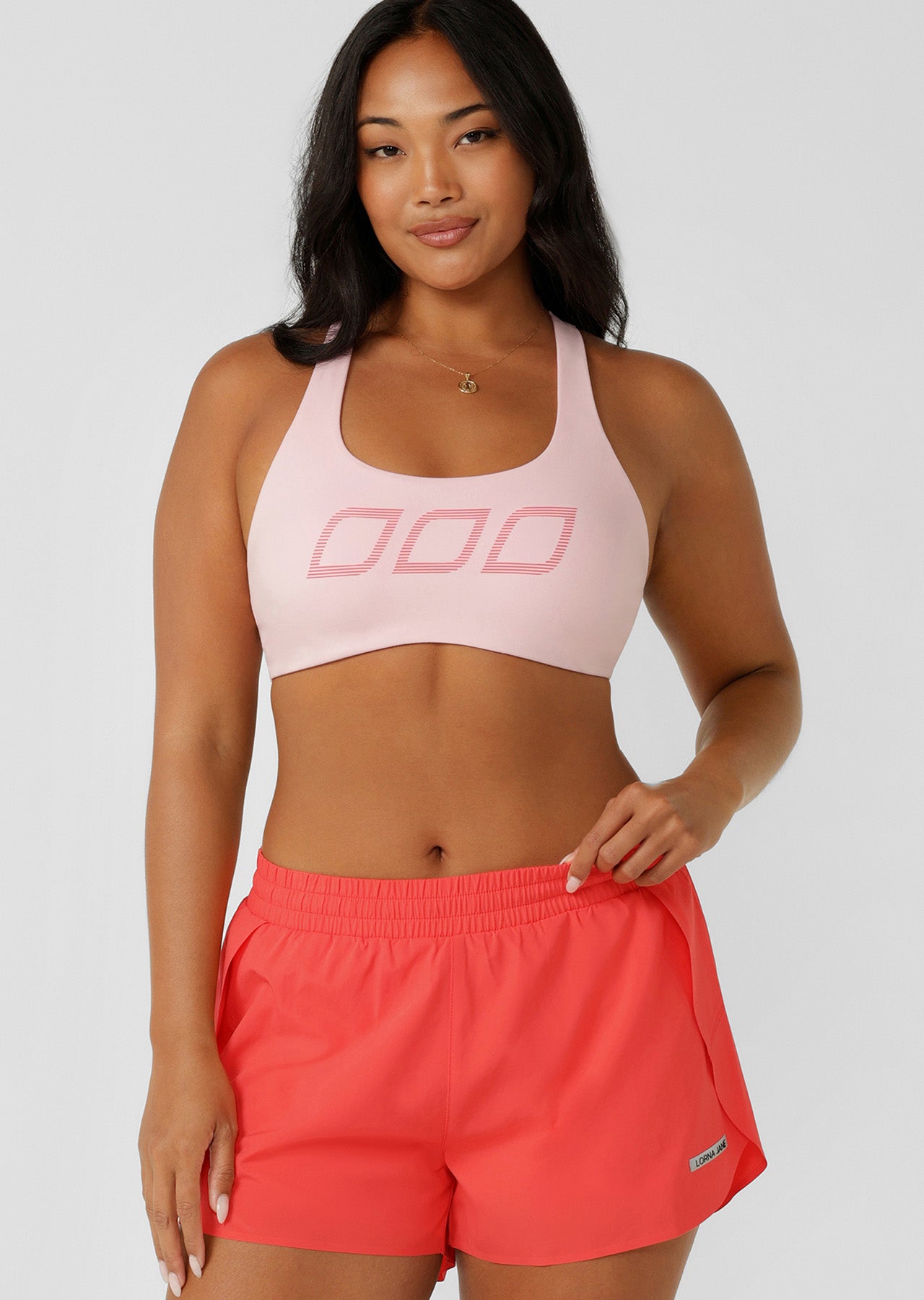 Lorna Jane Soft Sculpt Sports Bra - Sweet Pink