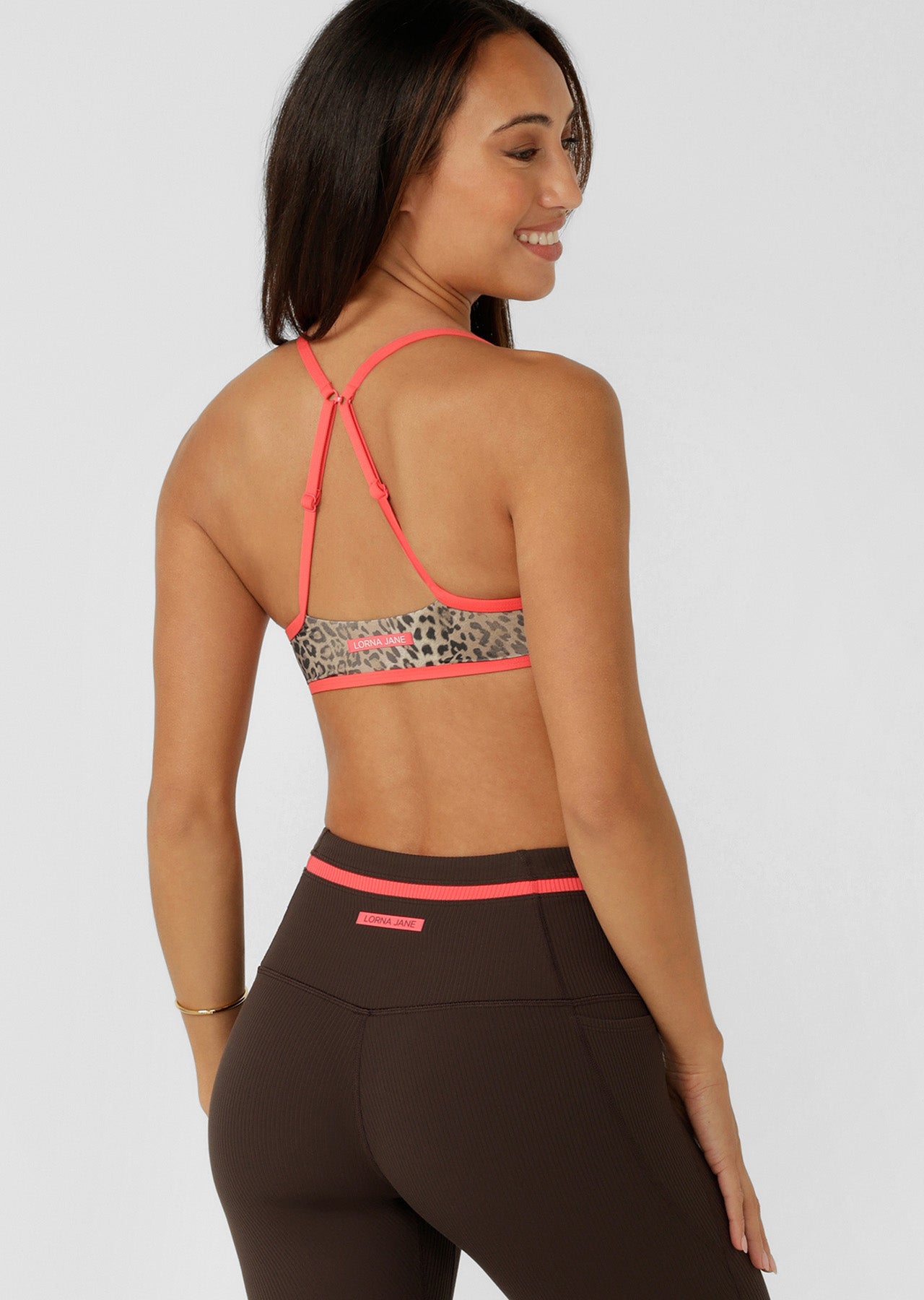 Lorna Jane Pretty Wild All Day Sports Bra - Pretty Wild Print