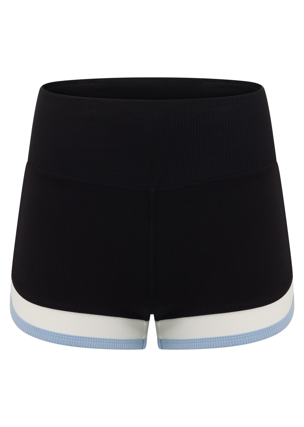 Lorna Jane Palma Luxe Rib Retro Bike Shorts - Black
