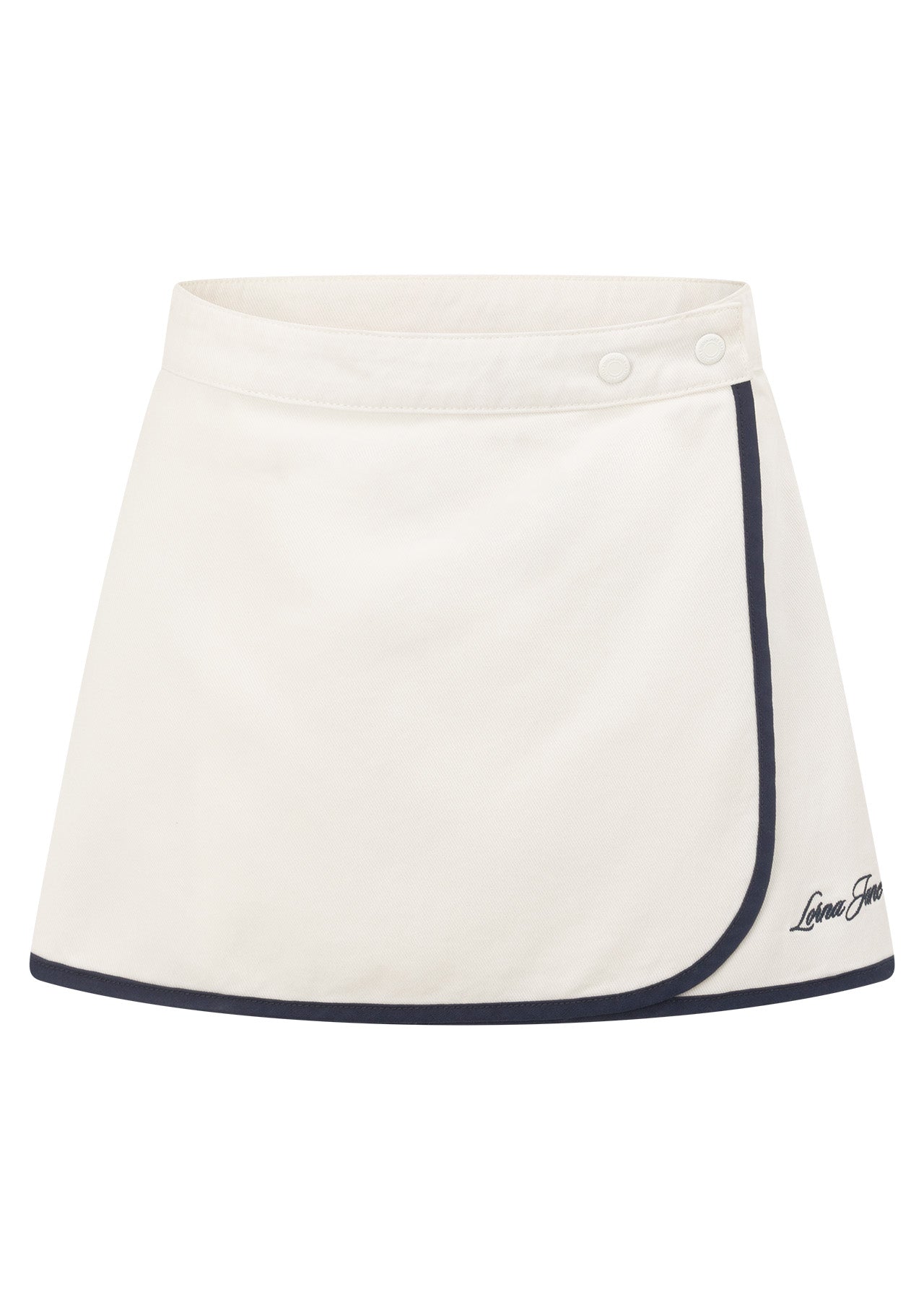 Lorna Jane Off Duty Vintage Denim Skirt - Vintage White